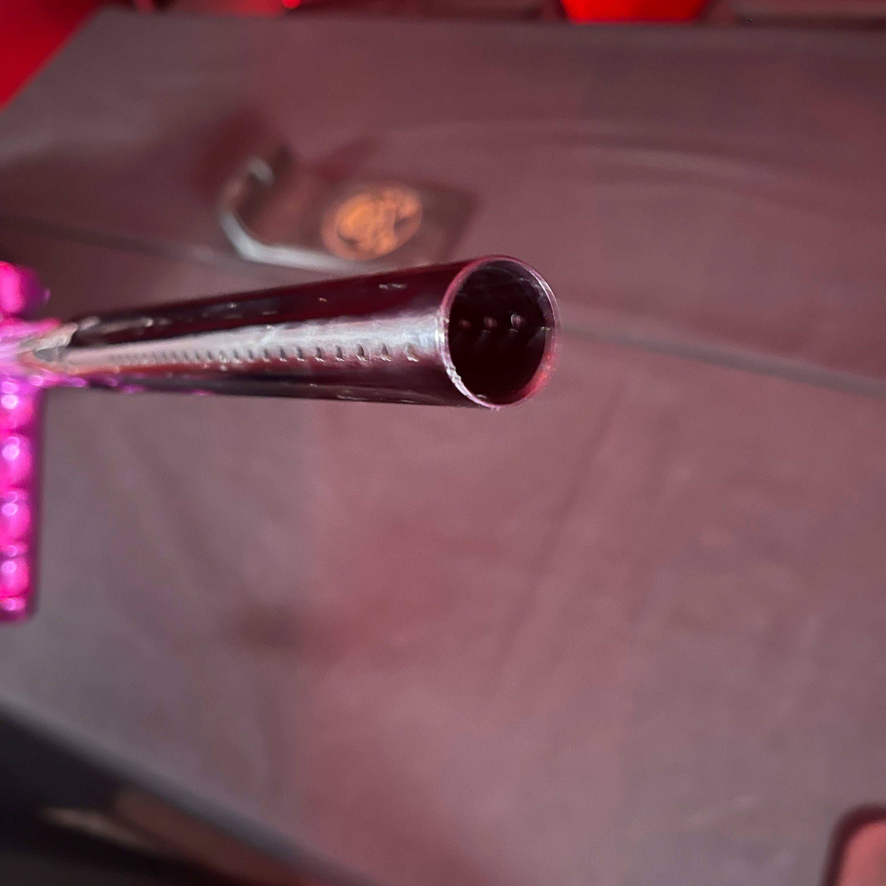 Used DLX Luxe TM40 Paintball Gun - LE Polished Pink Nebula w/ Matching Mech Frame and Powerhouse Reg