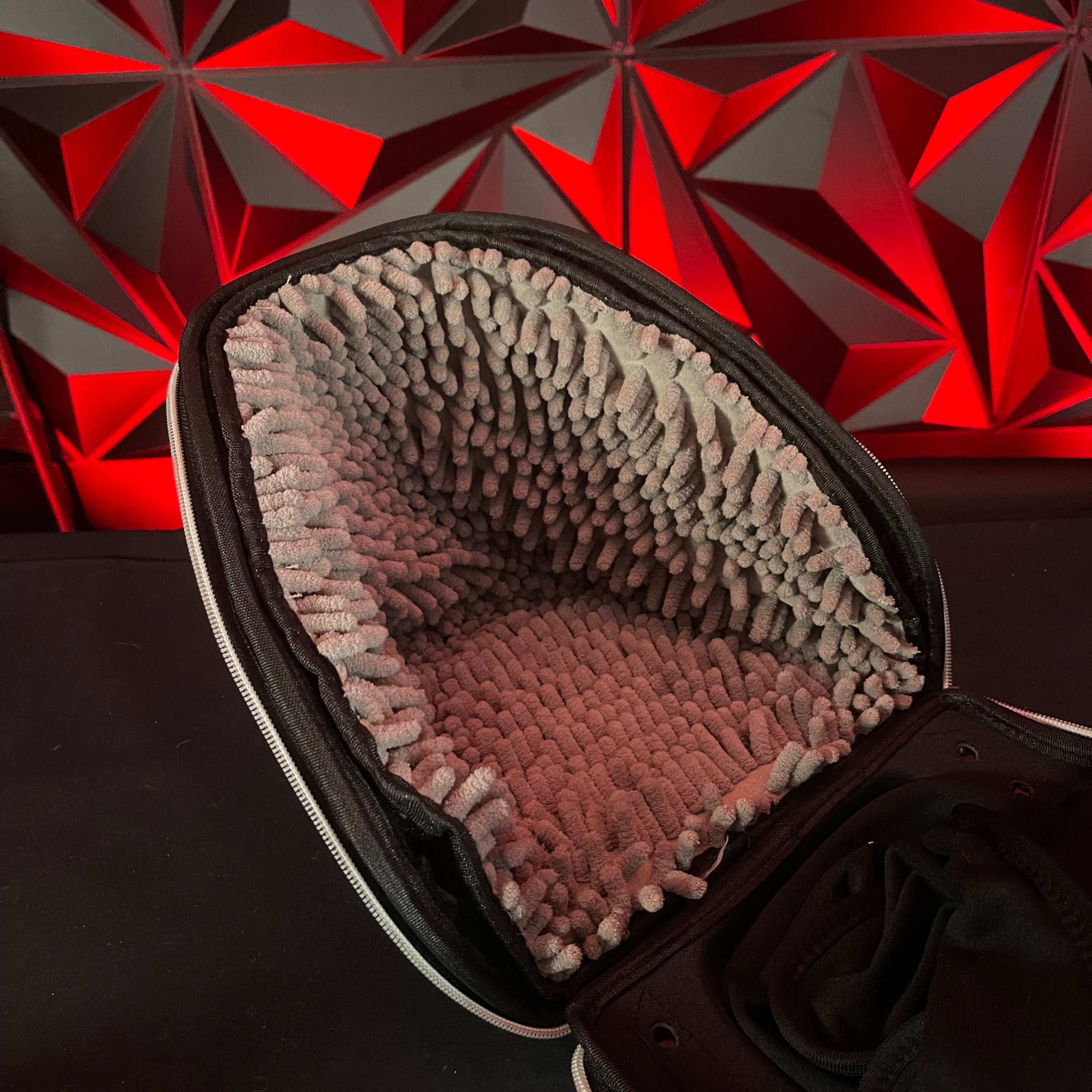 Used HK Army Carbon Paintball Goggle Case -Black/Grey