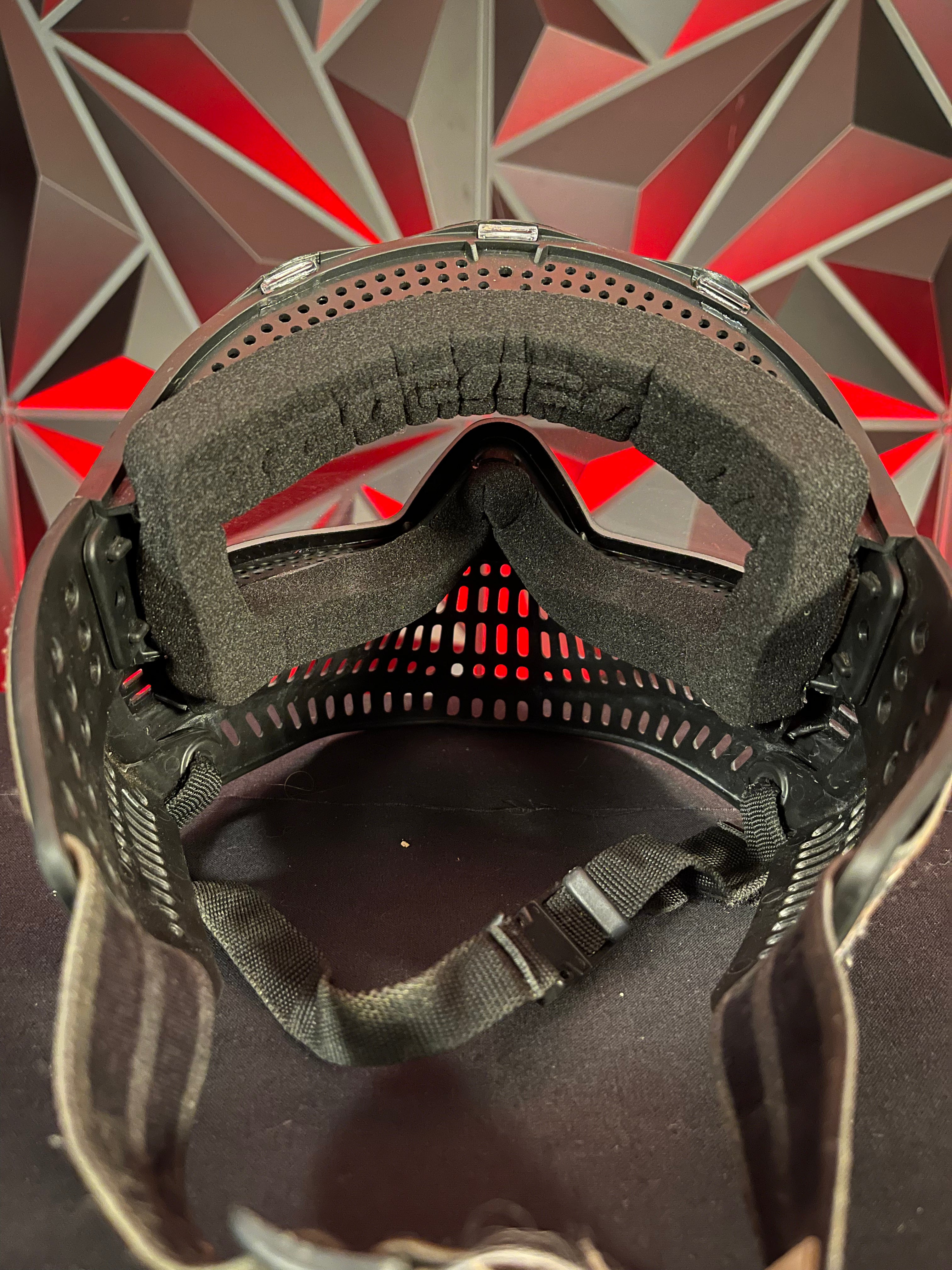 Used JT Proflex Paintball Mask - Black w/ OG bottoms