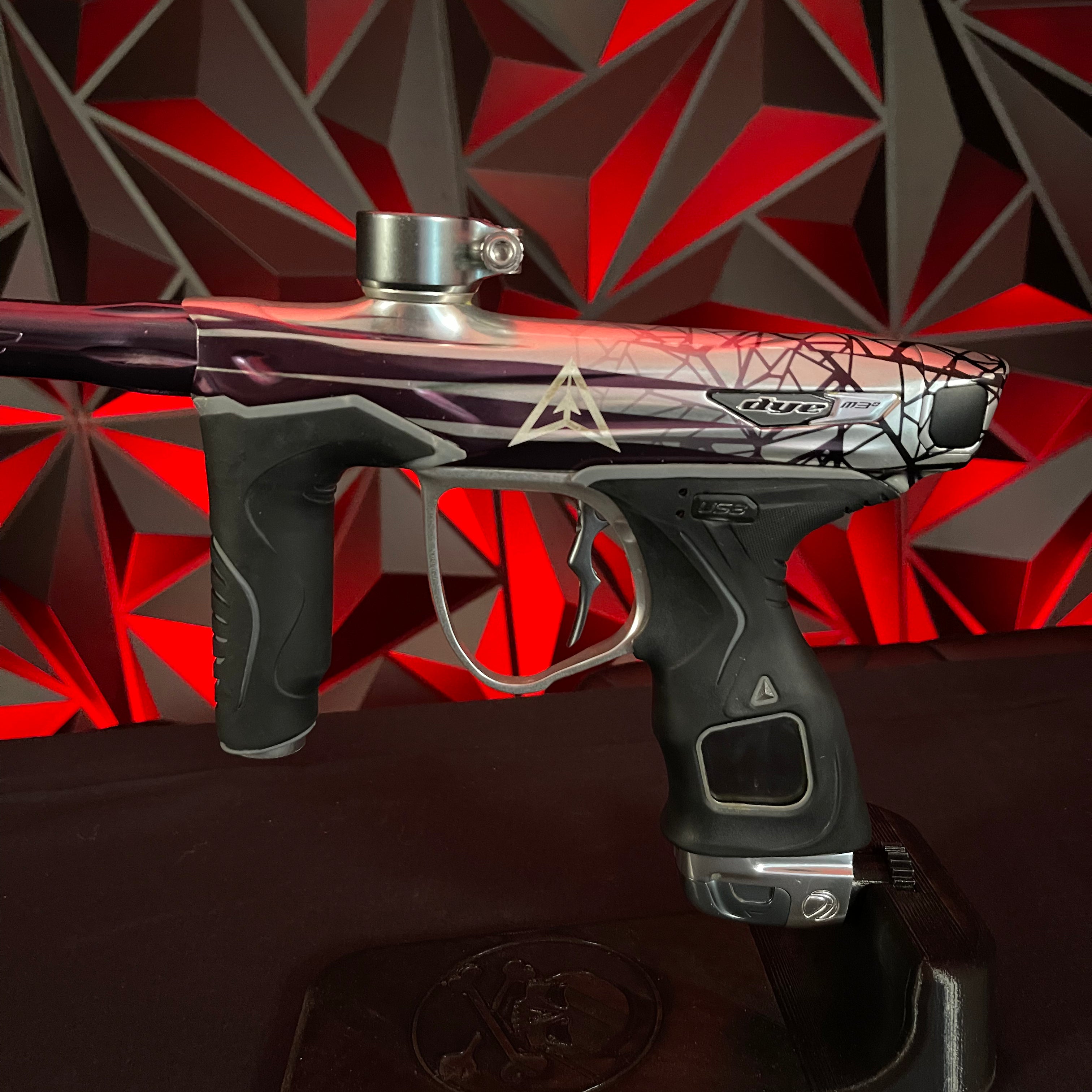 Used Dye M3+ Paintball Marker - Columbus LVL Up Edition w/MOSAir Charging Pad