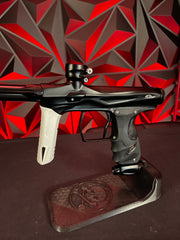Used Shocker Amp Paintball Gun - Black w/White Front Grip & SSC Soft Tip Bolt