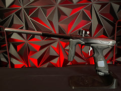 Used Dye M3S Paintball Gun - Grey/Black Fade w/Flex Face Bolt, Deuce Trigger, Slaps ASA, MOSAir Charging Pad