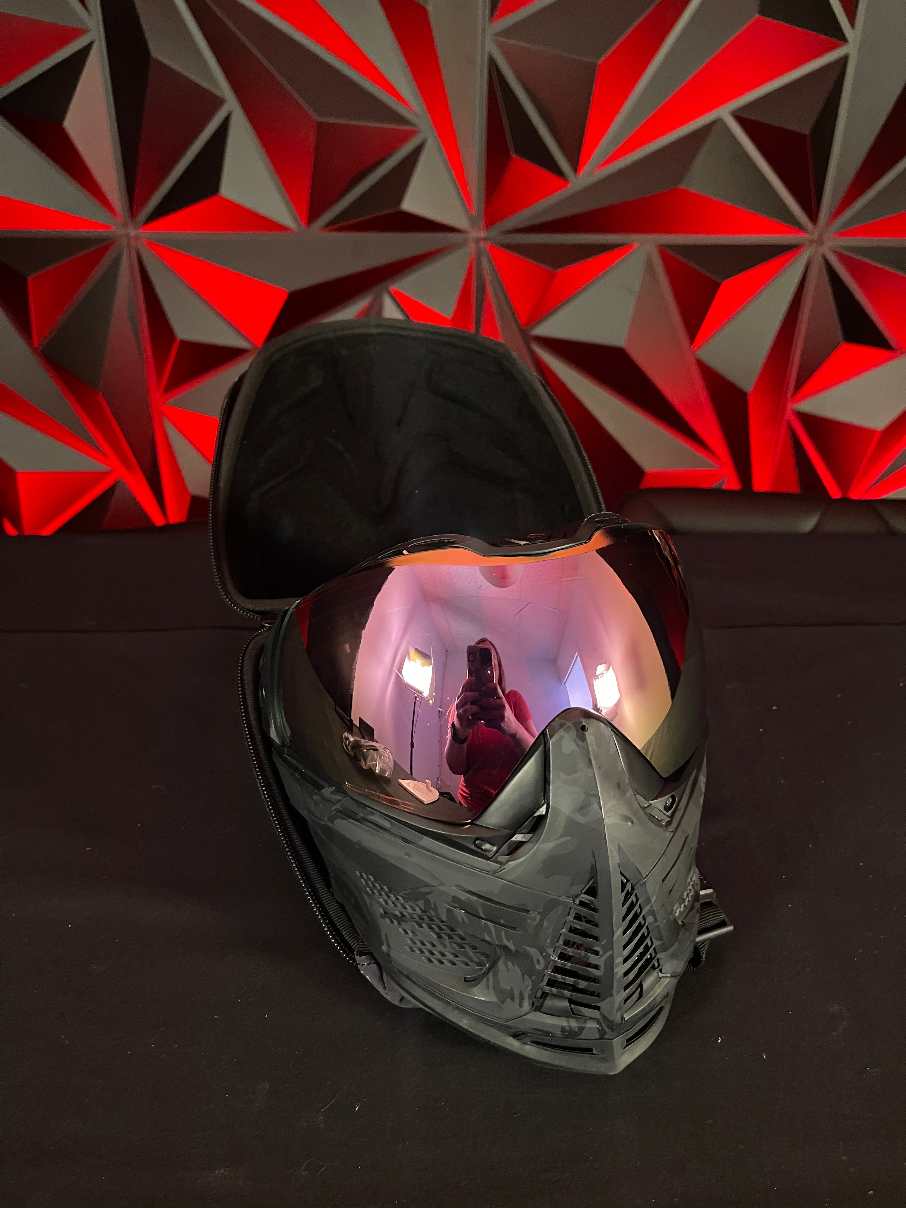 Used Push Unite Paintball Mask - Black Camo