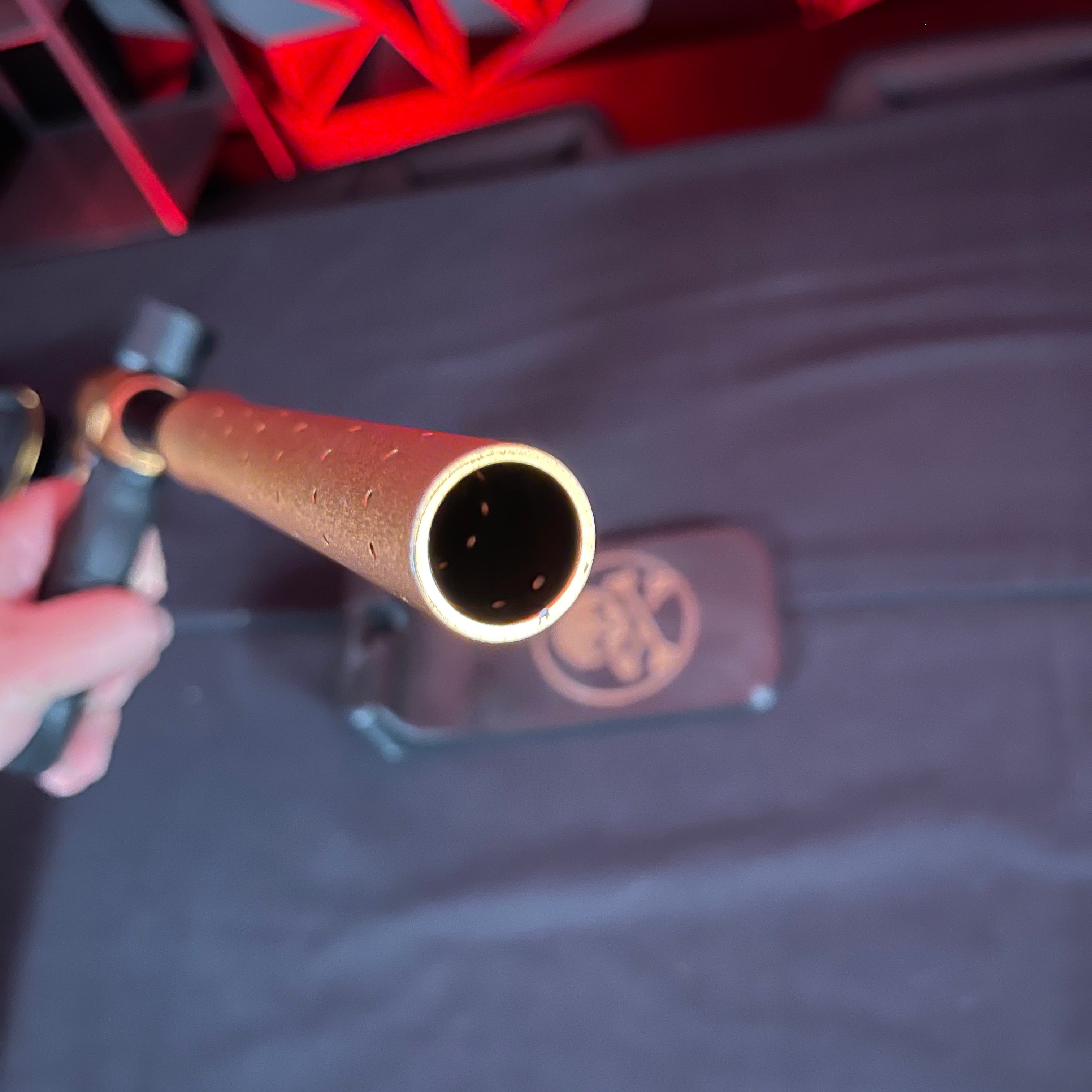 Used Empire Axe 2.0 Paintball Gun - Dust Orange / Dust Black w/ HK Army Exo Case 2.0