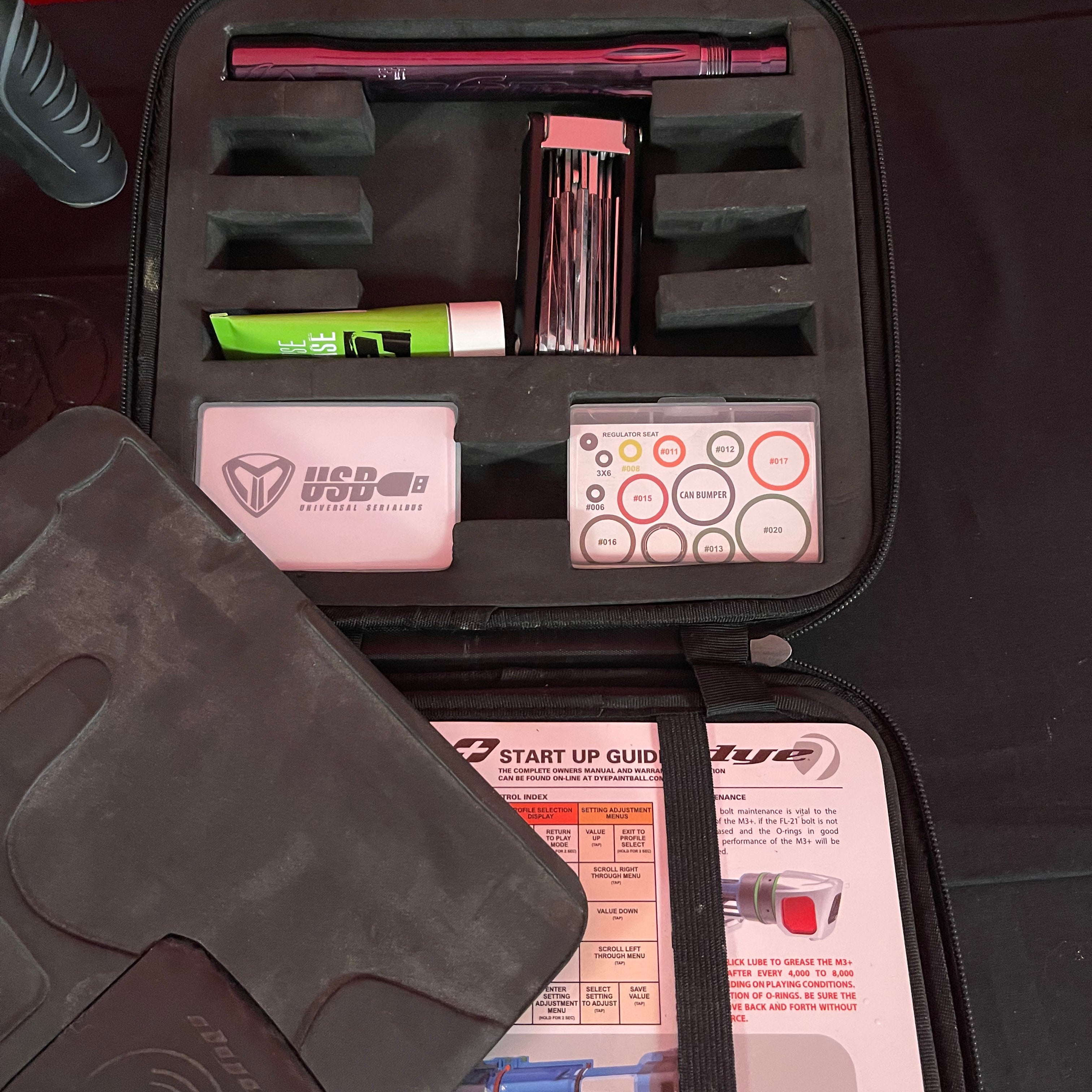 Used Dye M3+ Paintball Marker - Columbus LVL Up Edition w/MOSAir Charging Pad