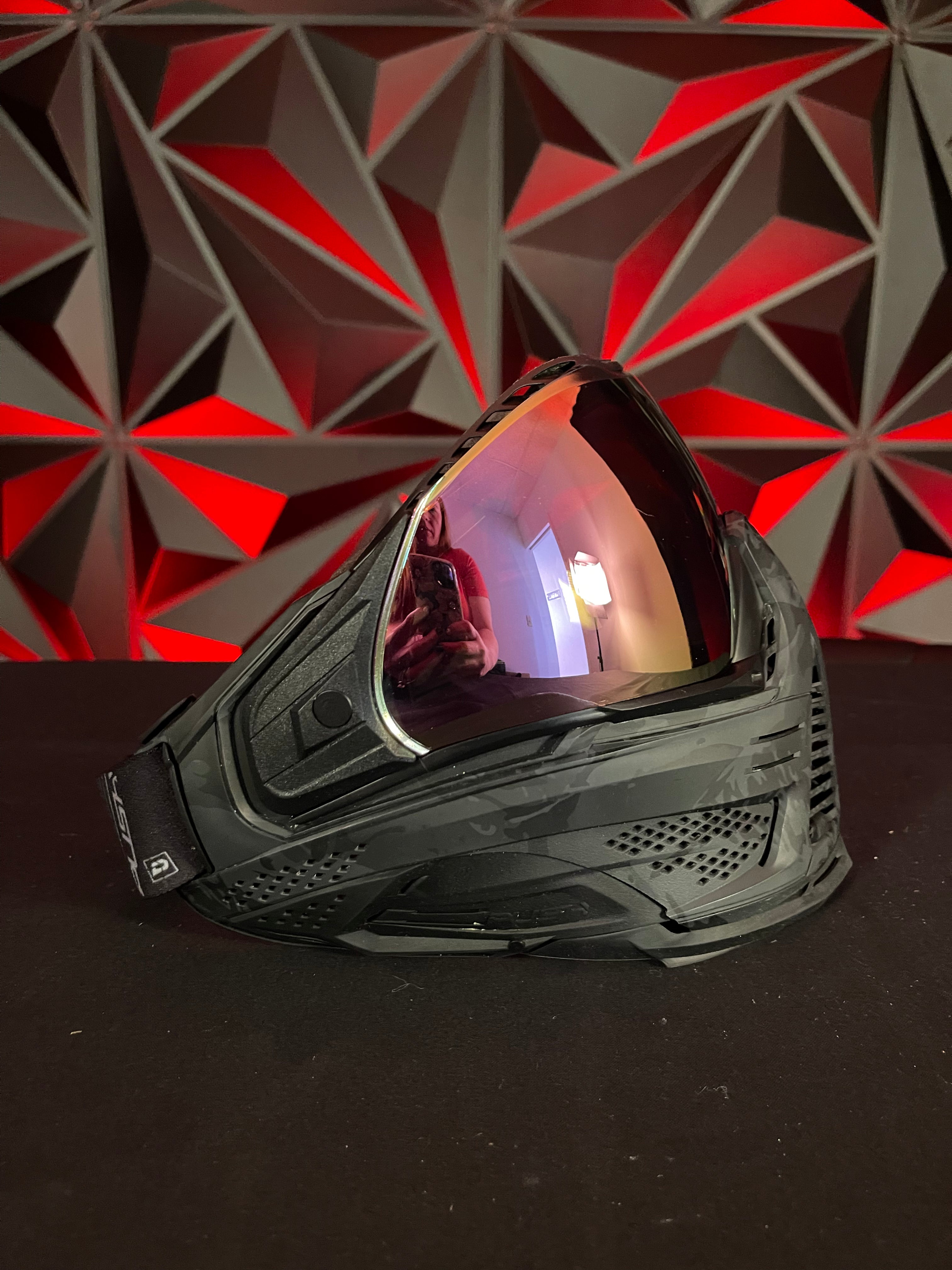 Used Push Unite Paintball Mask - Black Camo