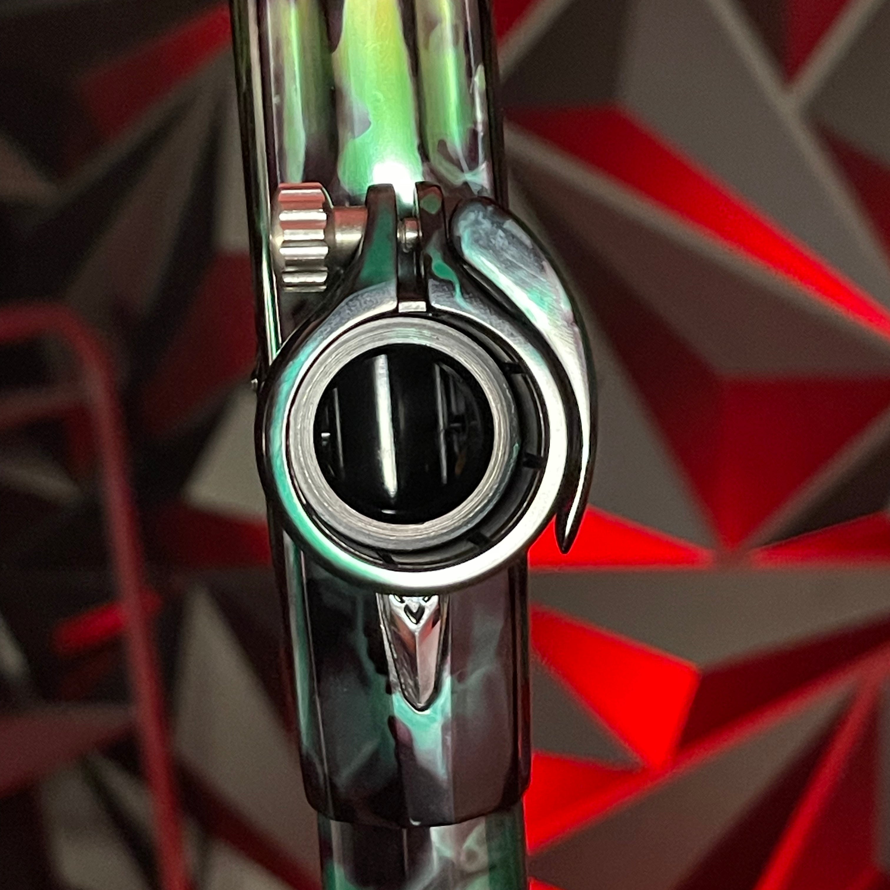 Used DLX Luxe X Paintball Gun - Green Acid Wash