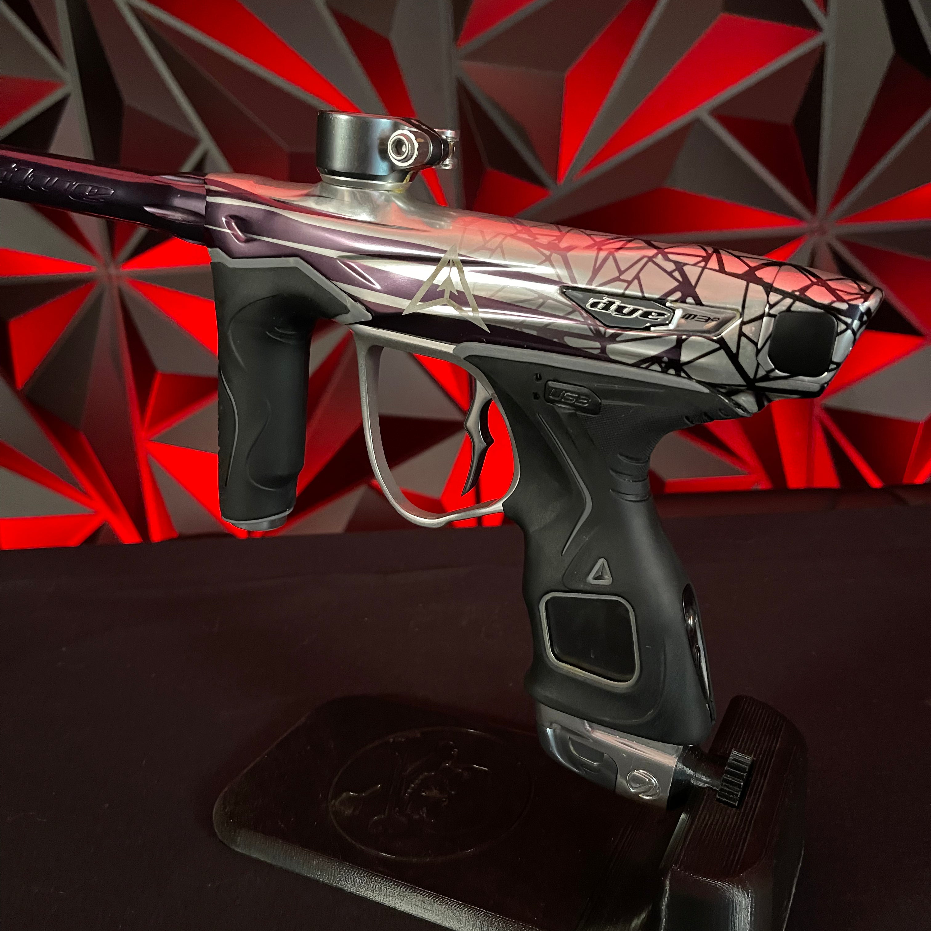 Used Dye M3+ Paintball Marker - Columbus LVL Up Edition w/MOSAir Charging Pad