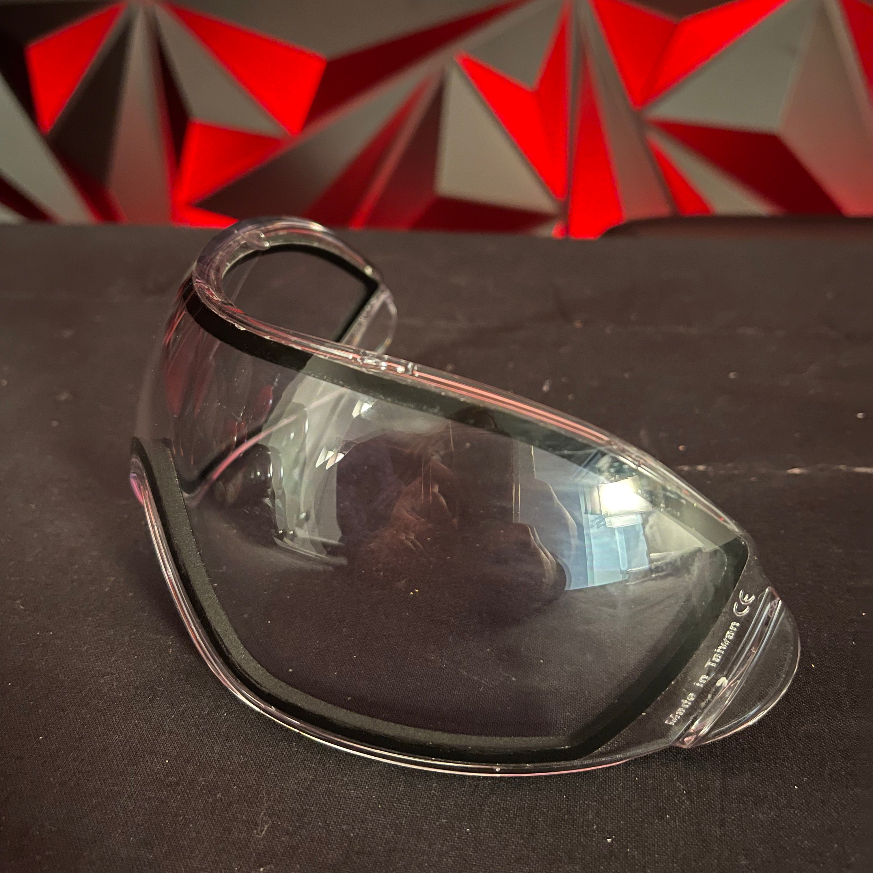 Used V-Force Grill Paintball Mask - Black w/ 1 additional lens and Carbon Goggle Case