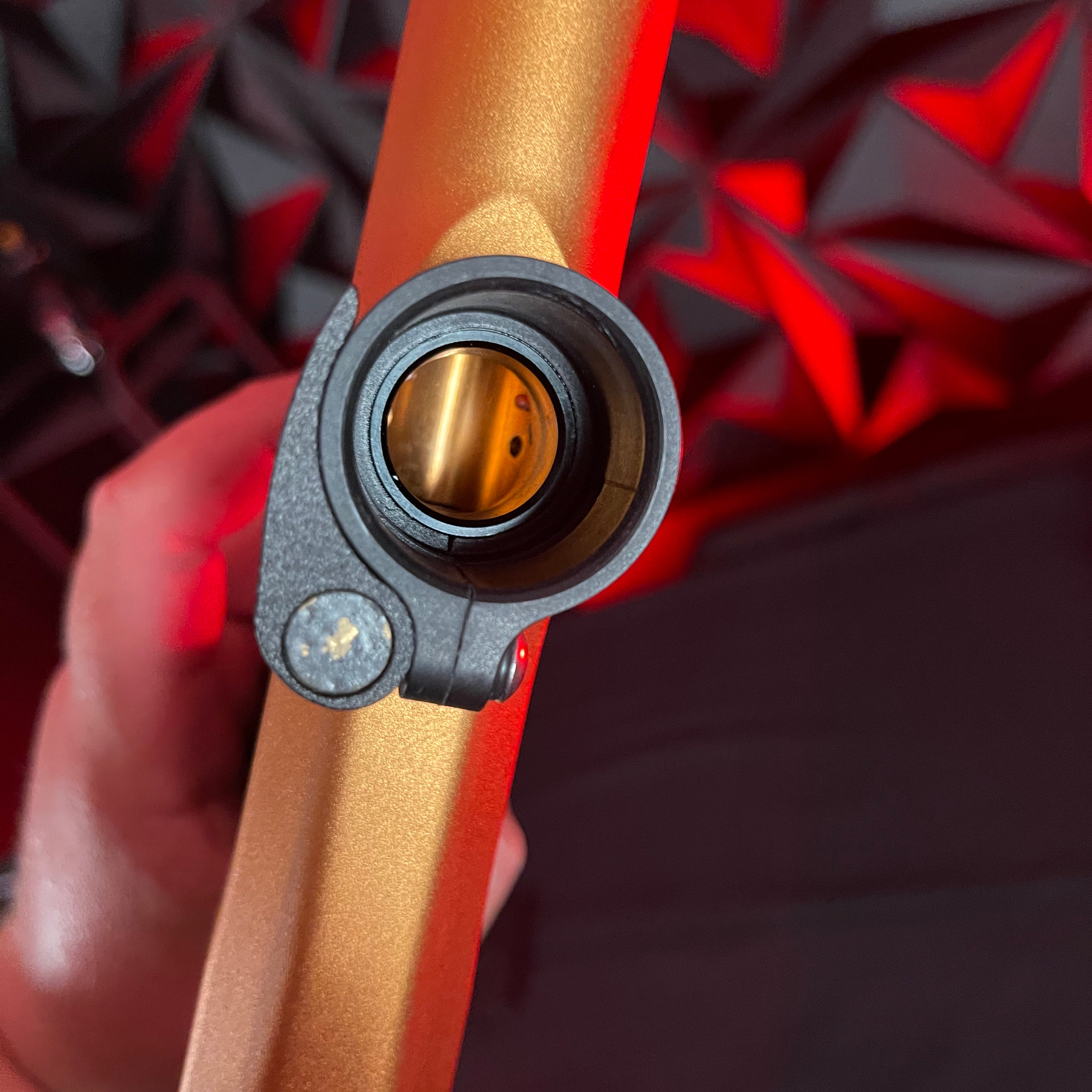 Used Empire Axe 2.0 Paintball Gun - Dust Orange / Dust Black w/ HK Army Exo Case 2.0