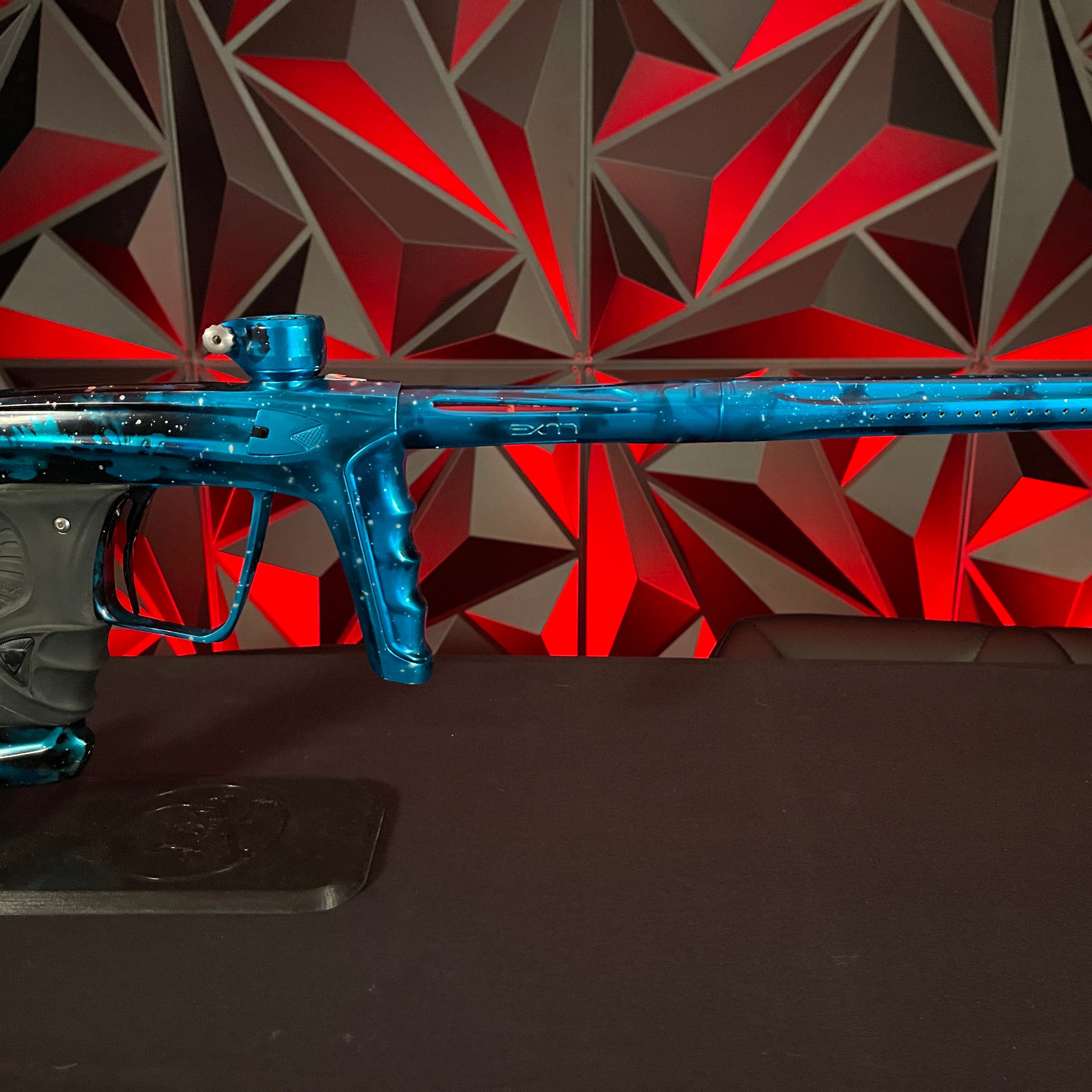 Used DLX Luxe X Paintball Gun - LE Gloss Blue Galaxy