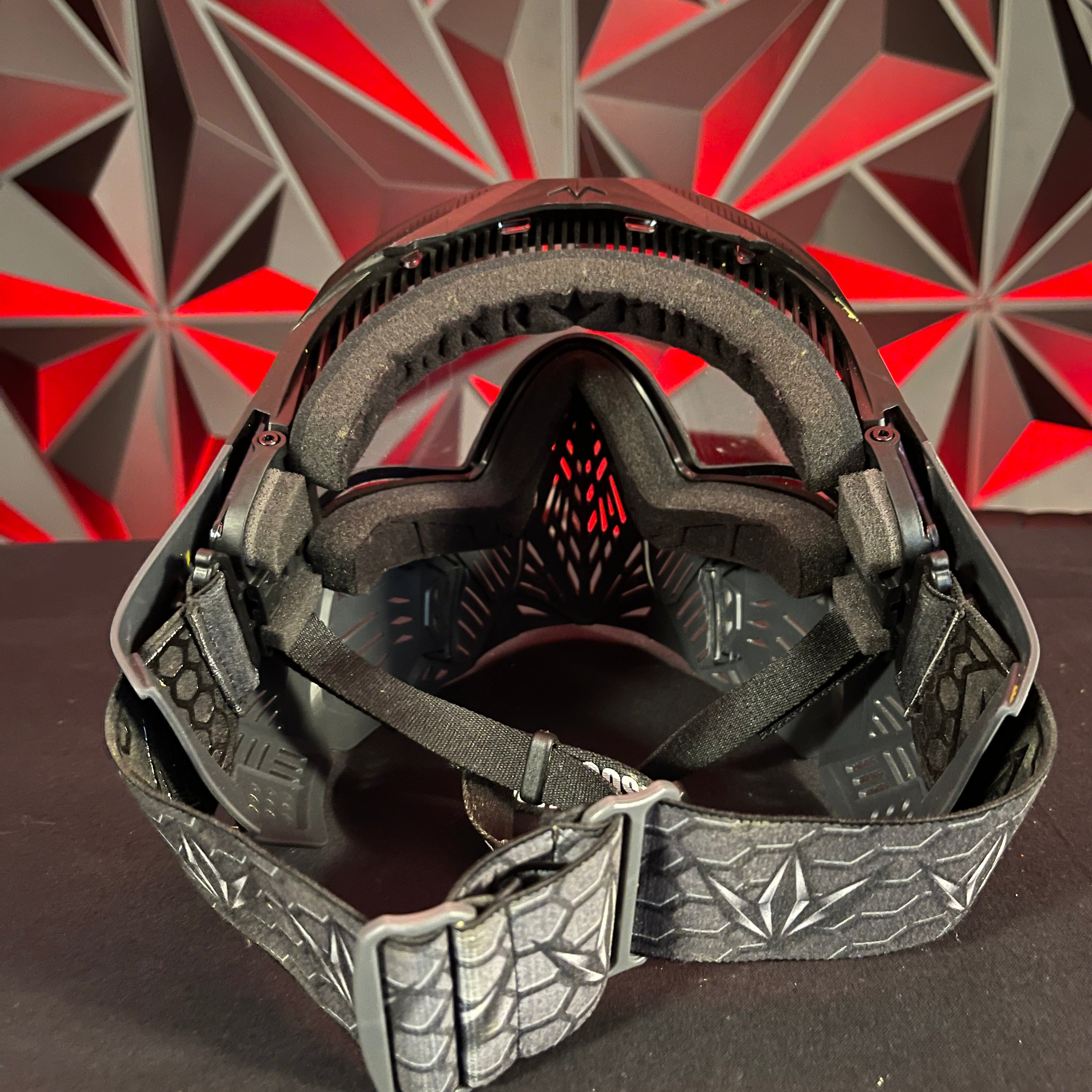 Used Bunker Kings CMD Paintball Mask - Black Carbon w/ HK Army Goggle Case