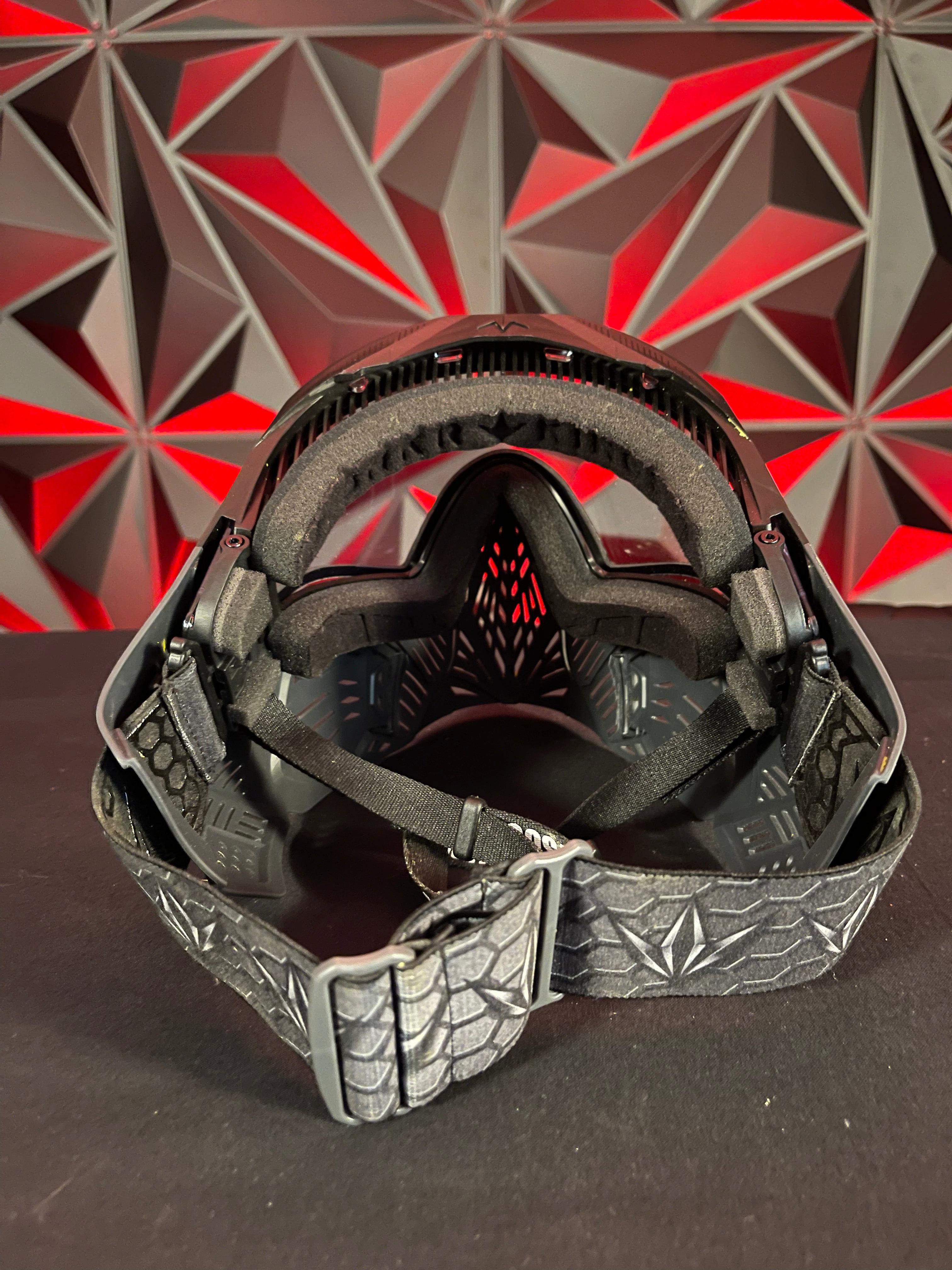 Used Bunker Kings CMD Paintball Mask - Black Carbon w/ HK Army Goggle Case