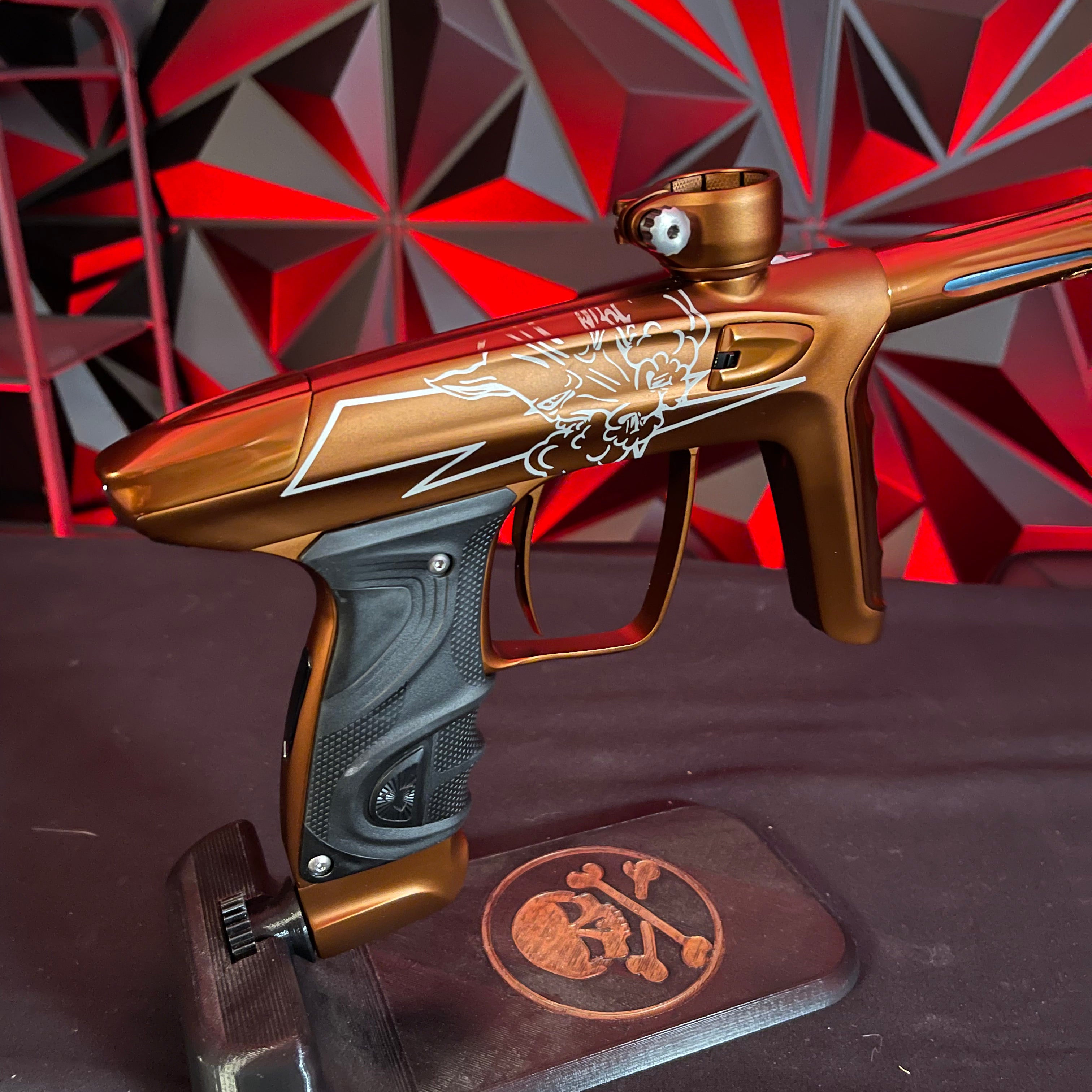 Used DLX Luxe TM40 Paintball Marker - Bronze Thunderhorse