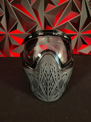 Used Bunker Kings CMD Paintball Mask - Black Carbon w/ HK Army Goggle Case