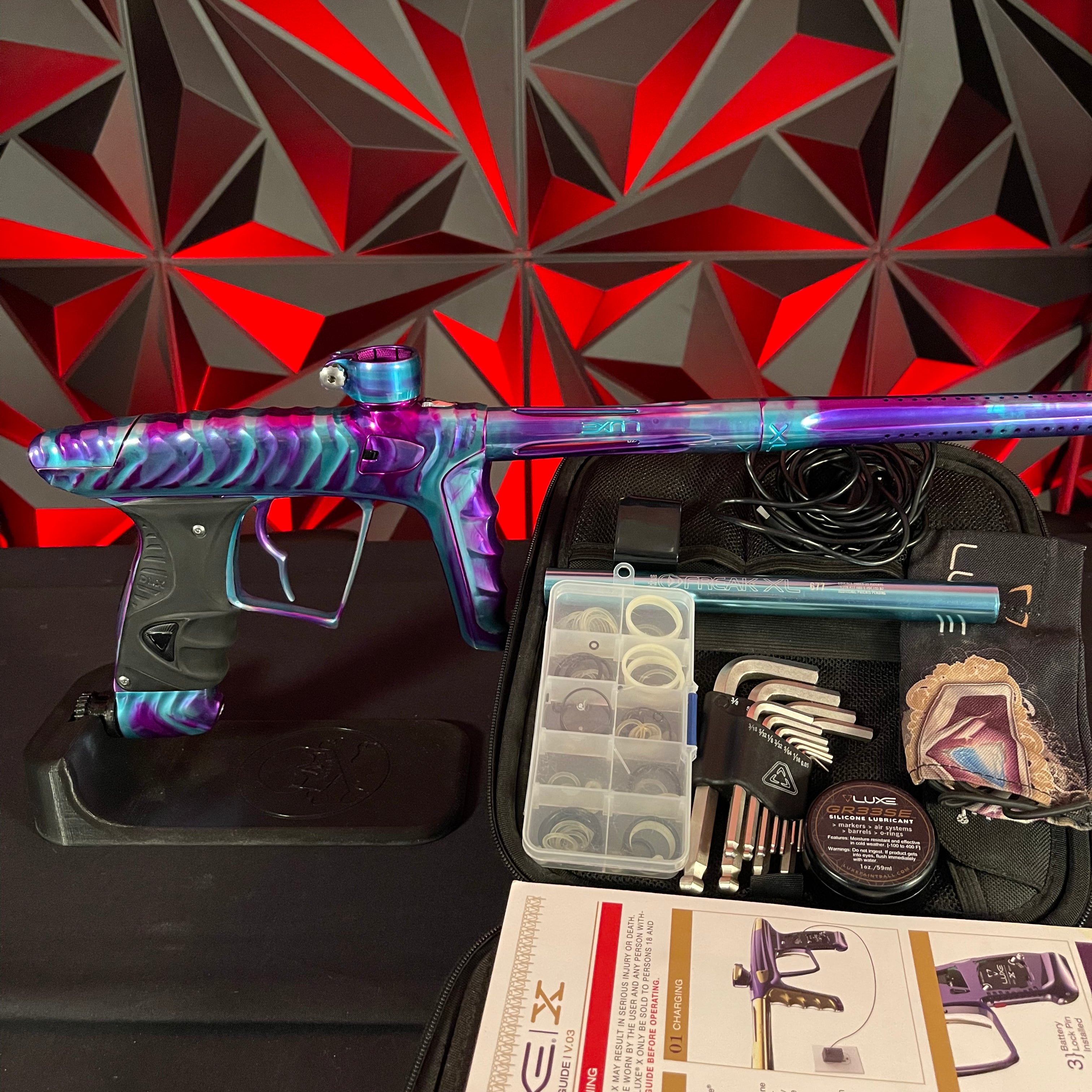 Used HK Army/DLX Luxe X Ripper Paintball Gun - LE Maui