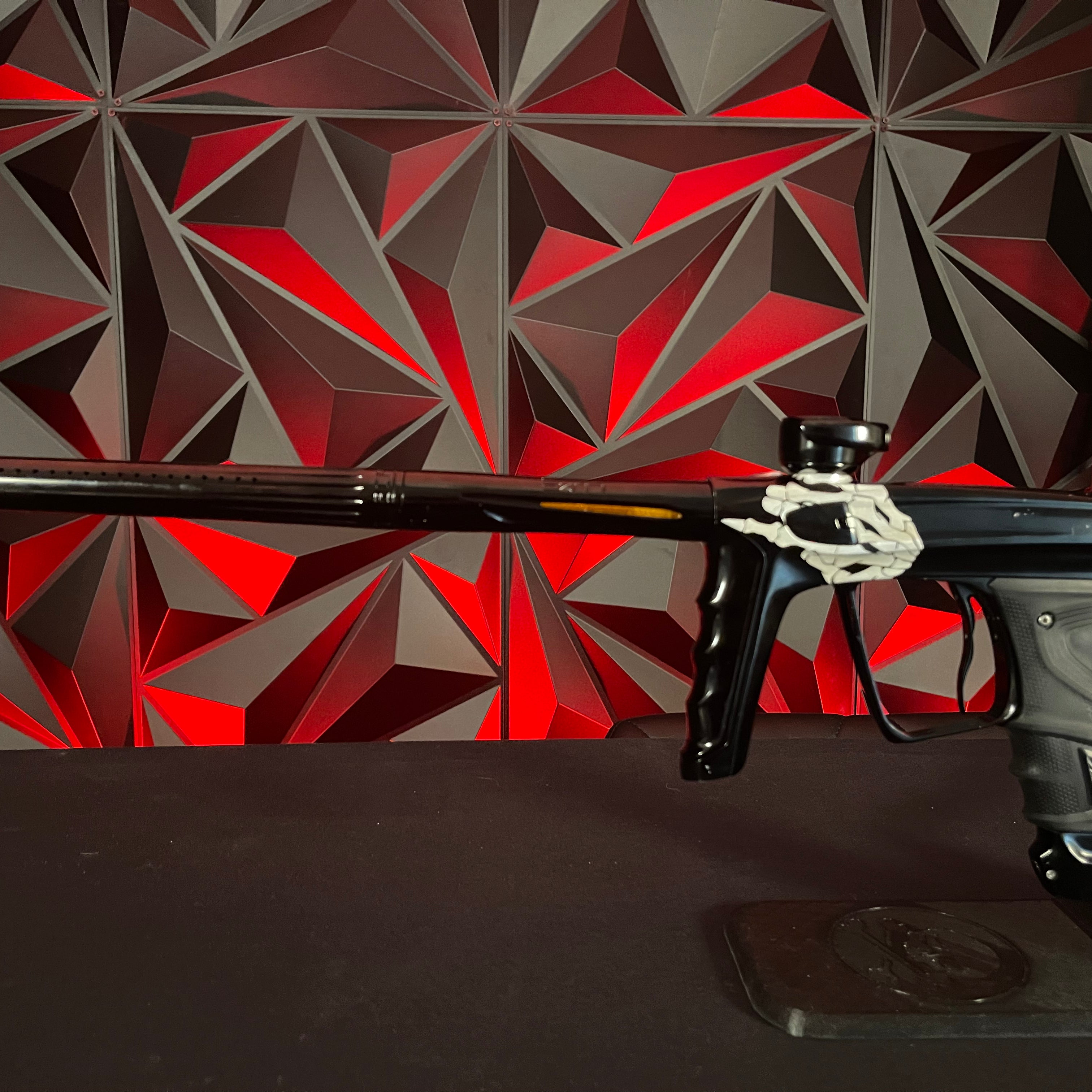 Used DLX Luxe X Paintball Gun - Ronnie Dixon Edition Gang Gang w/ Signed Case by Houston Heat