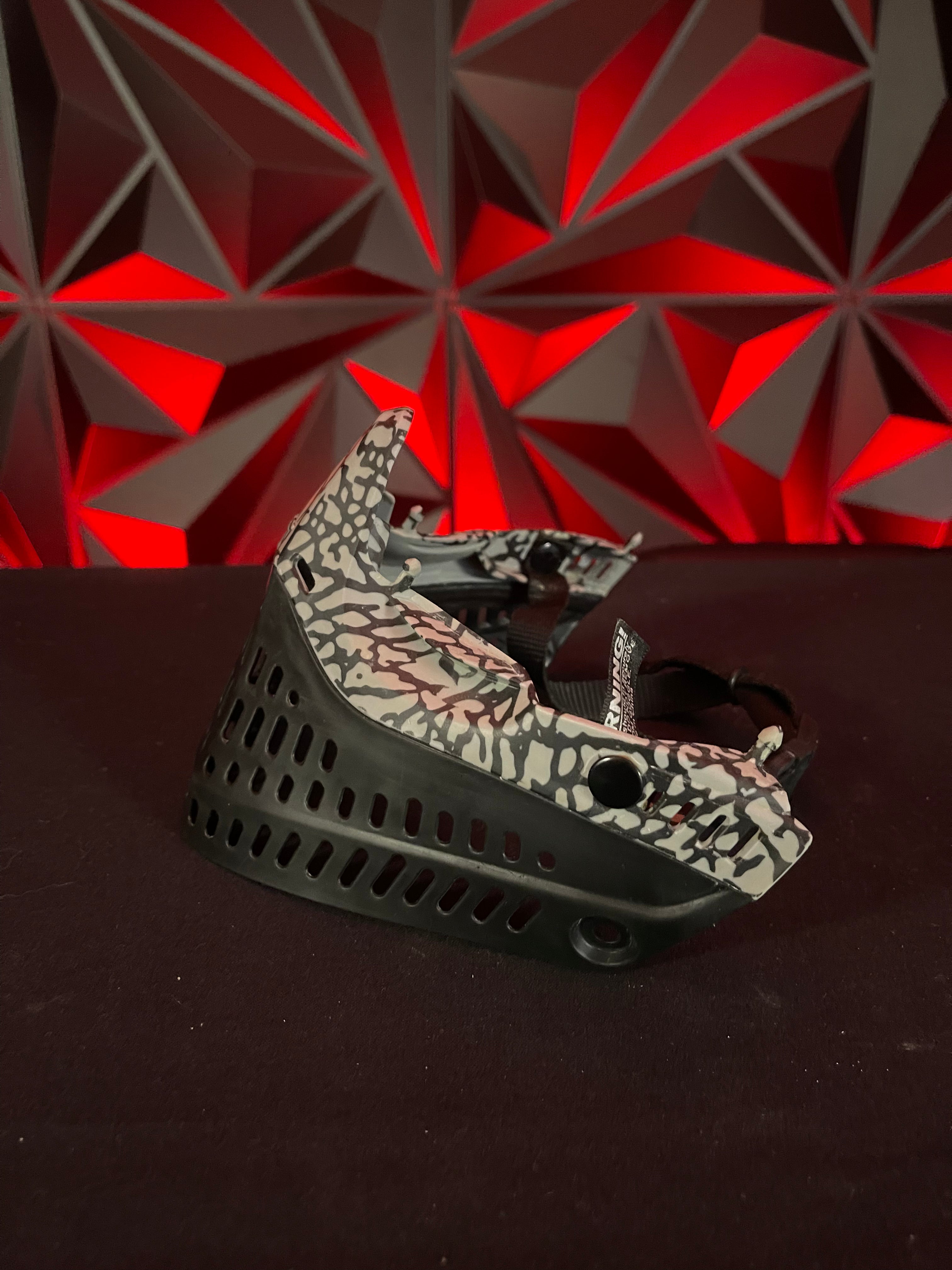 Used JT Proflex Paintball Mask Skirt Assembly - LE Mastodon