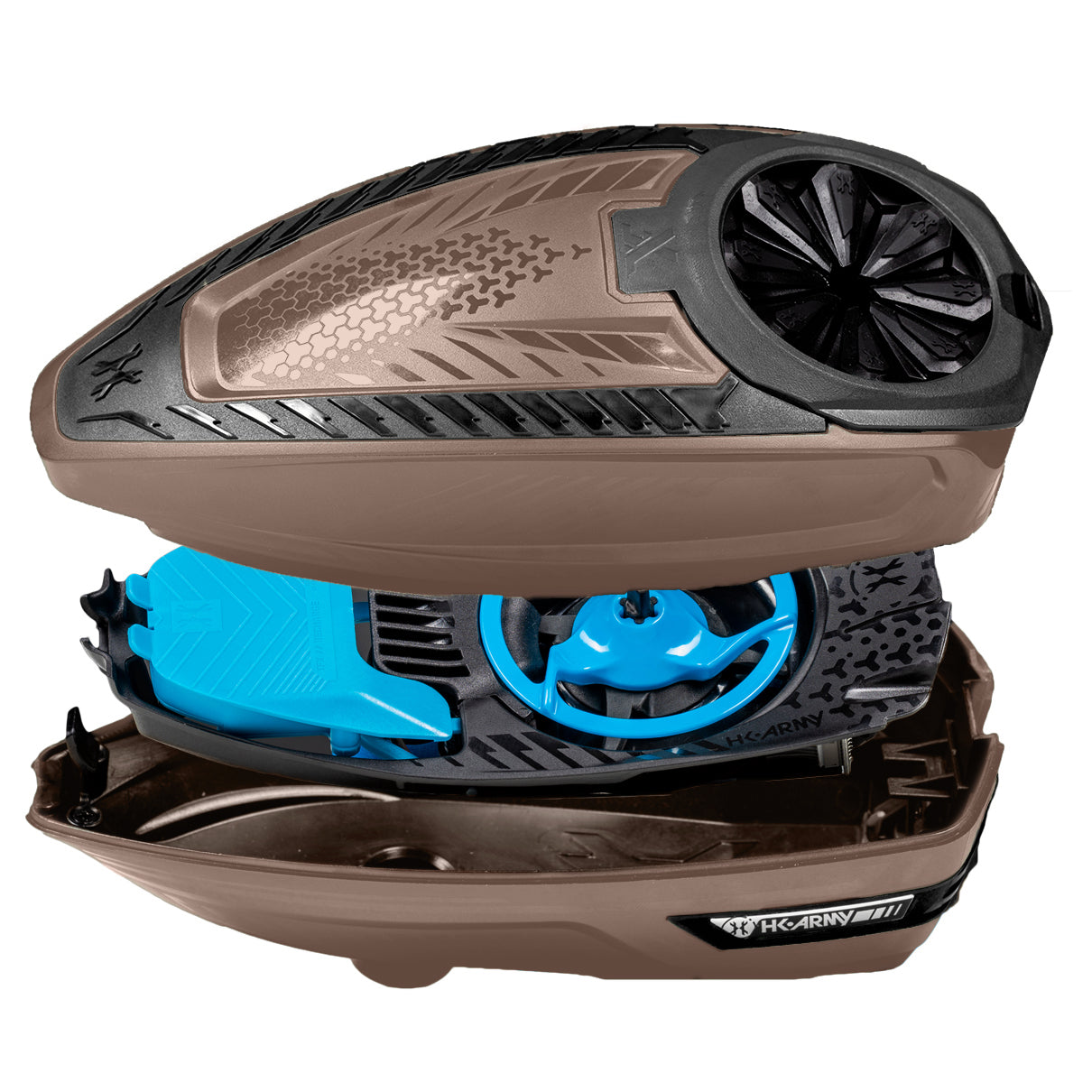 HK Army TFX 3 Paintball Loader - Tan/Black