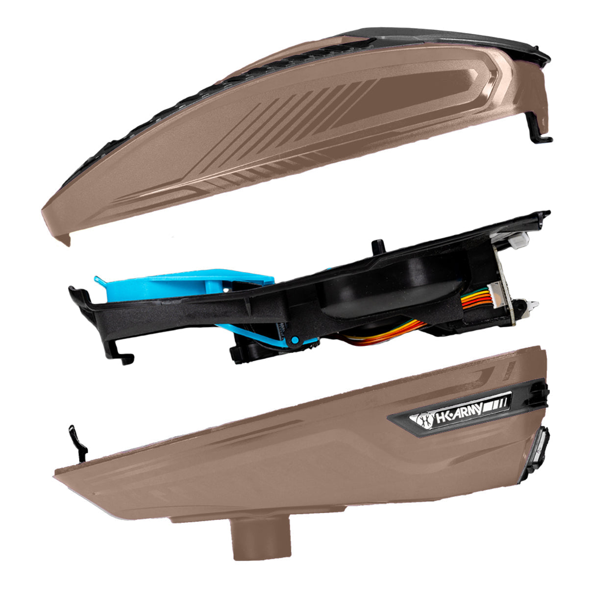 HK Army TFX 3 Paintball Loader - Tan/Black