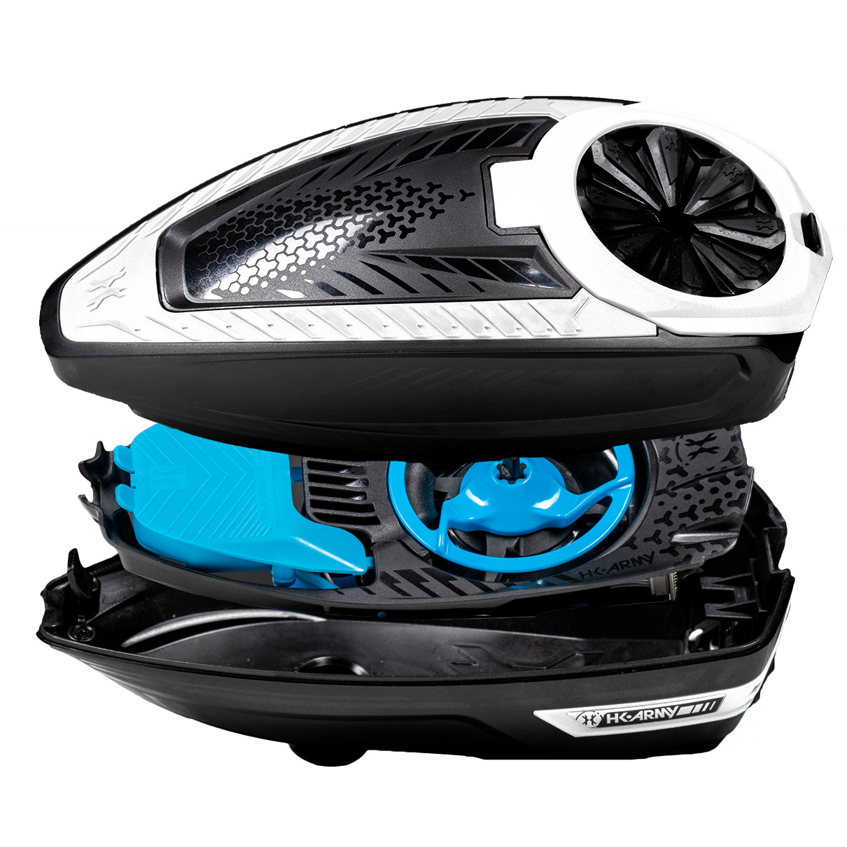 HK Army TFX 3 Paintball Loader - Black/White