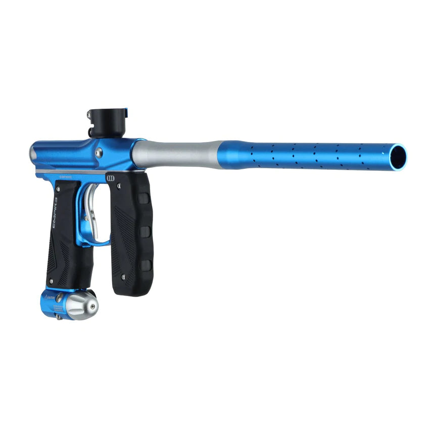 Empire Paintball Mini GS Marker w/ 2 Piece Barrel - Dust Blue/Dust Silver
