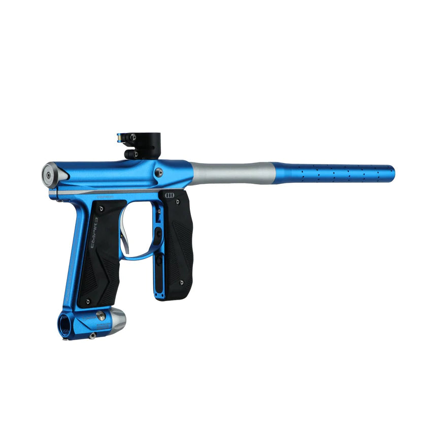 Empire Paintball Mini GS Marker w/ 2 Piece Barrel - Dust Blue/Dust Silver