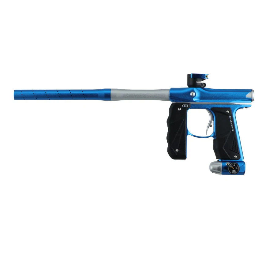 Empire Paintball Mini GS Marker w/ 2 Piece Barrel - Dust Blue/Dust Silver