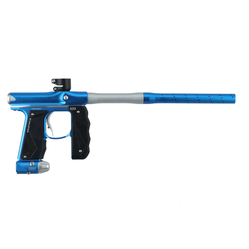 Empire Paintball Mini GS Marker w/ 2 Piece Barrel - Dust Blue/Dust Silver
