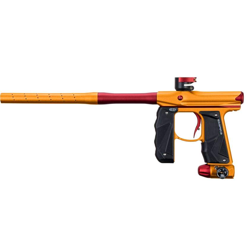 Empire Paintball Mini GS Marker w/ 2 Piece Barrel - Dust Orange / Red