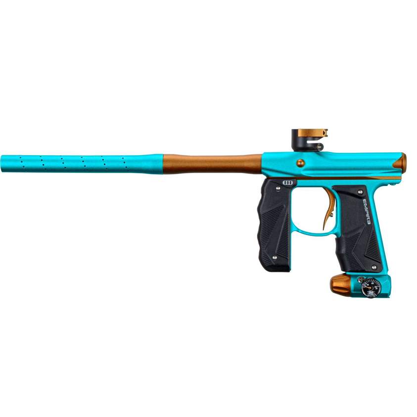Empire Paintball Mini GS Marker w/ 2 Piece Barrel - Dust Aqua / Orange