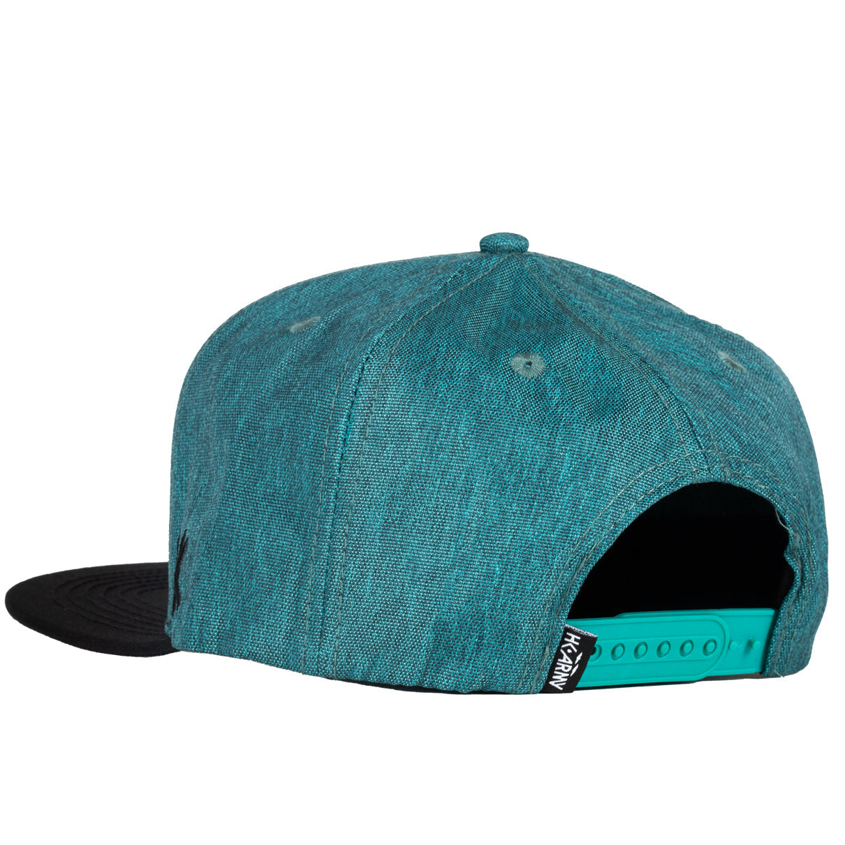 HK Army Clip Snapback Hat - Black/Teal