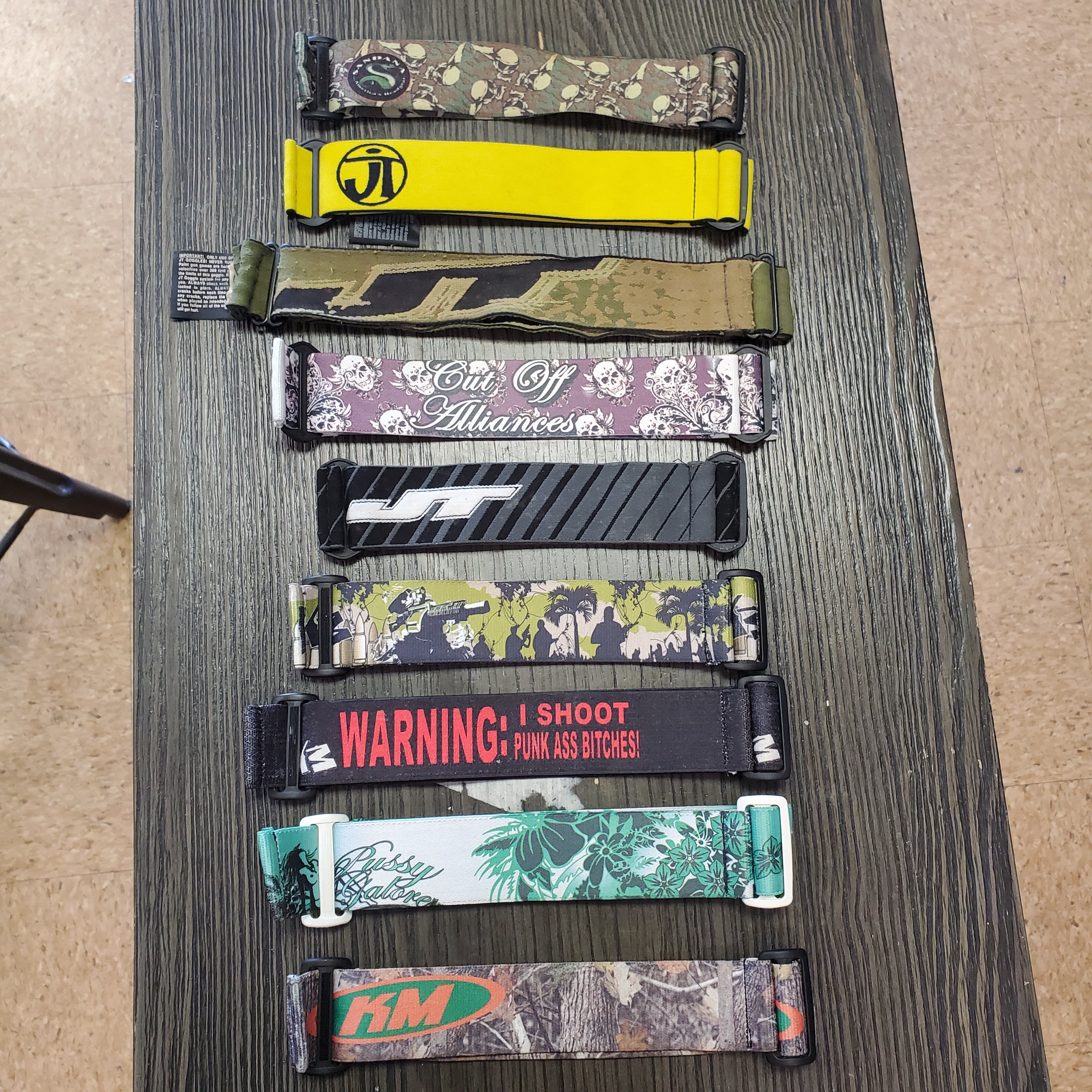 Used 8 Piece JT Flex Strap Lot