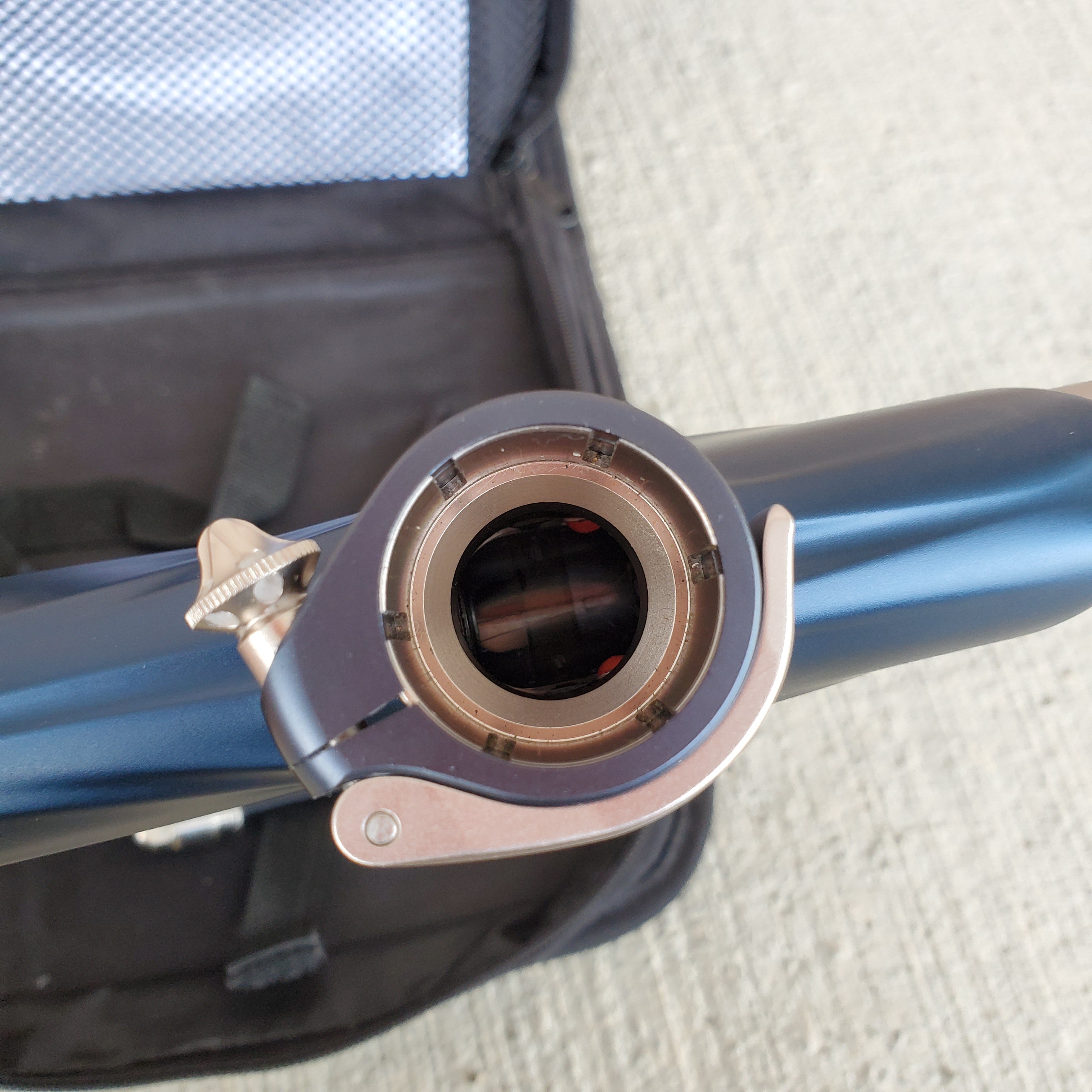 Used Dye DM9 Paintball Marker - Blue / Silver