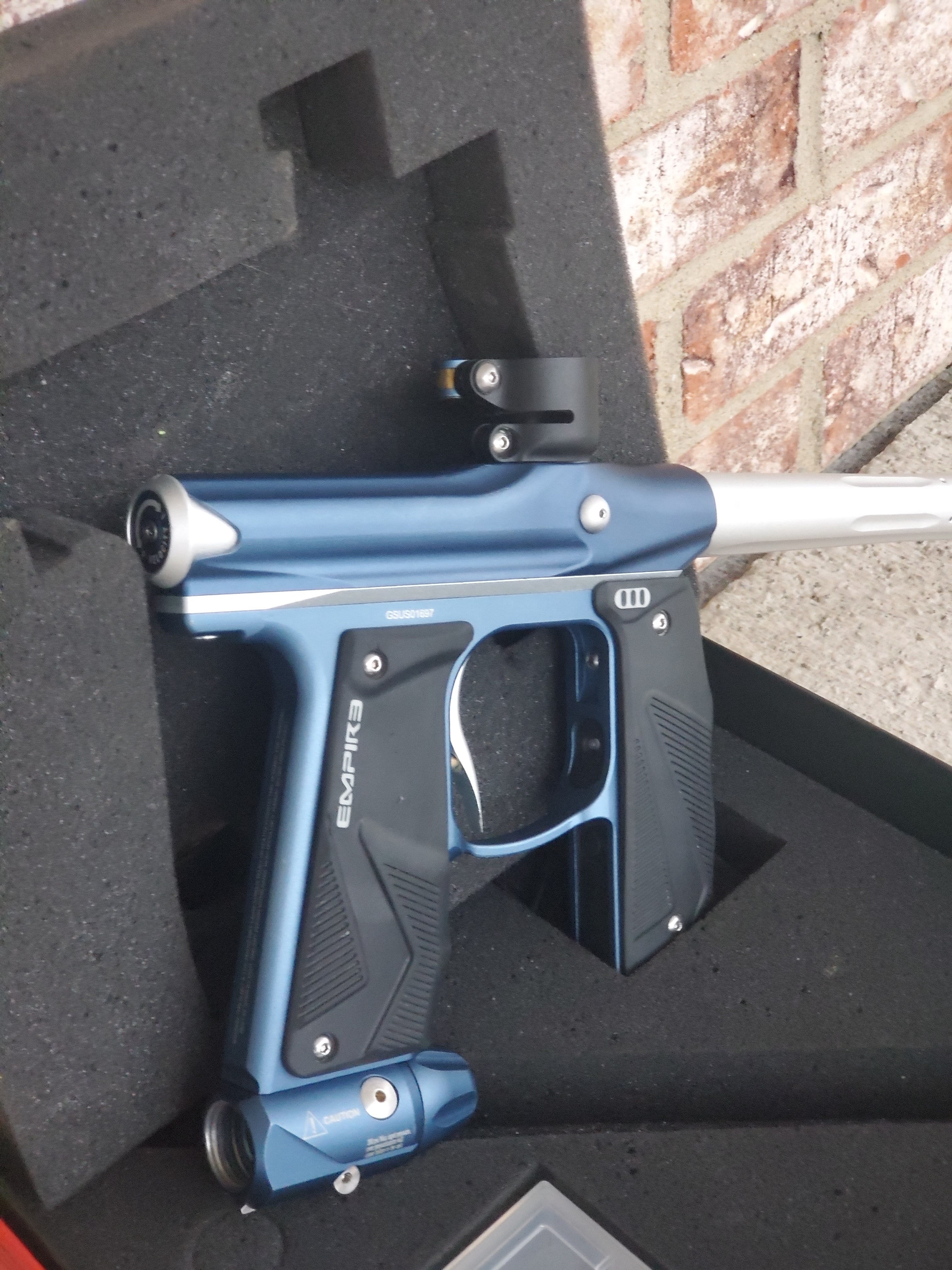 Used Empire Mini GS Paintball Gun - Navy / Silver