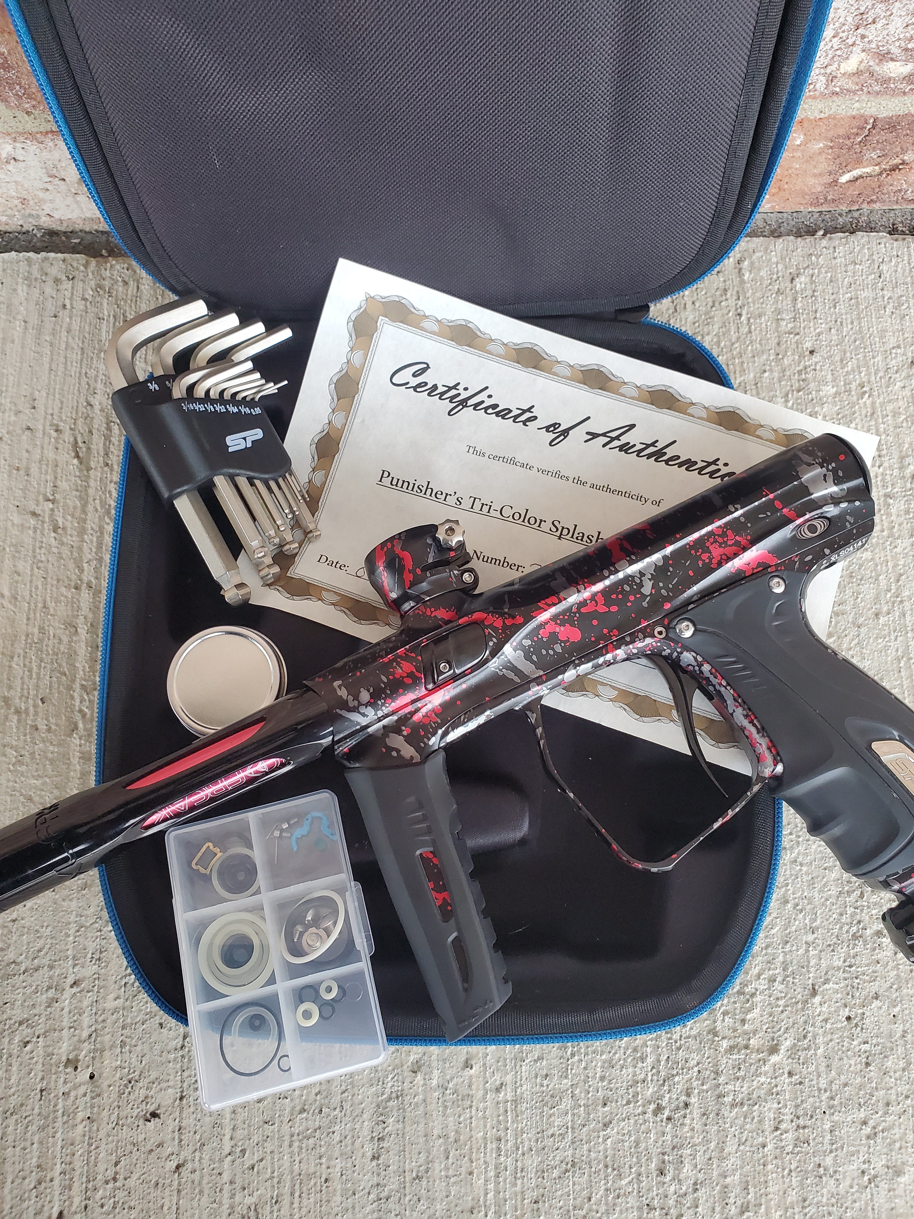 Used Shocker XLS Paintball Gun - Punishers Edition #30