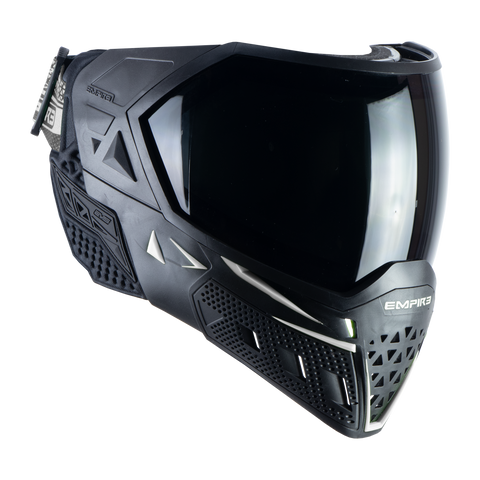 Empire EVS Paintball Mask - Black/White (Thermal Smoke & Clear Lens)
