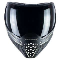 Empire EVS Paintball Mask - Black/White (Thermal Smoke & Clear Lens)