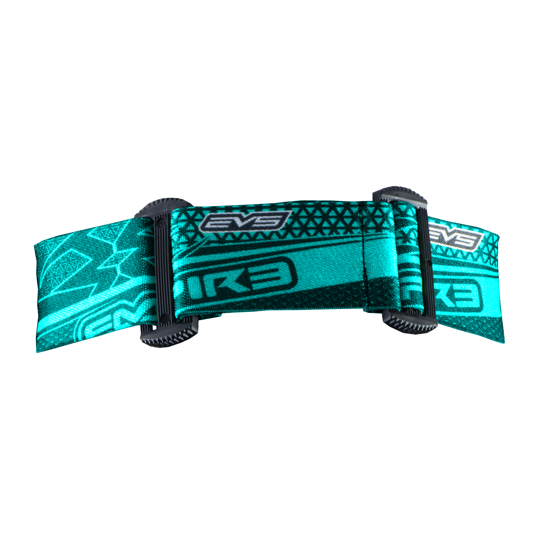 Empire EVS Paintball Mask - Black/Aqua (Thermal Smoke & Clear Lens)