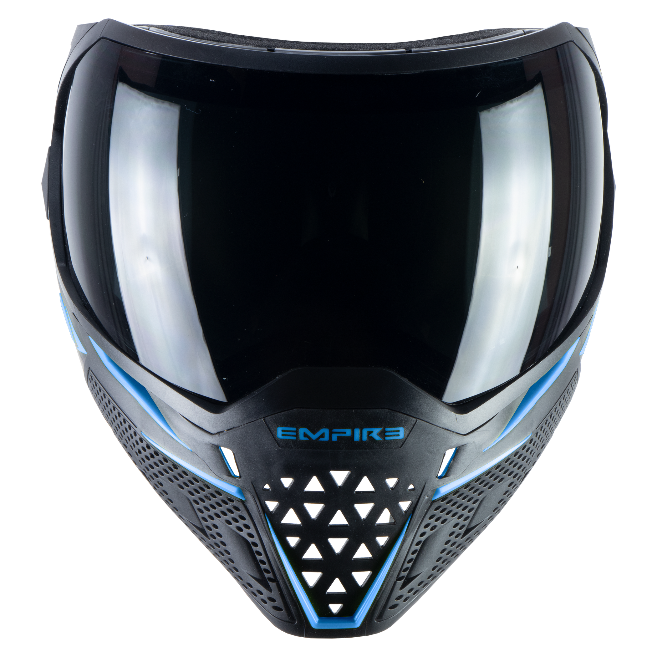 Empire EVS Paintball Mask - Black/Navy (Thermal Smoke & Clear Lens)