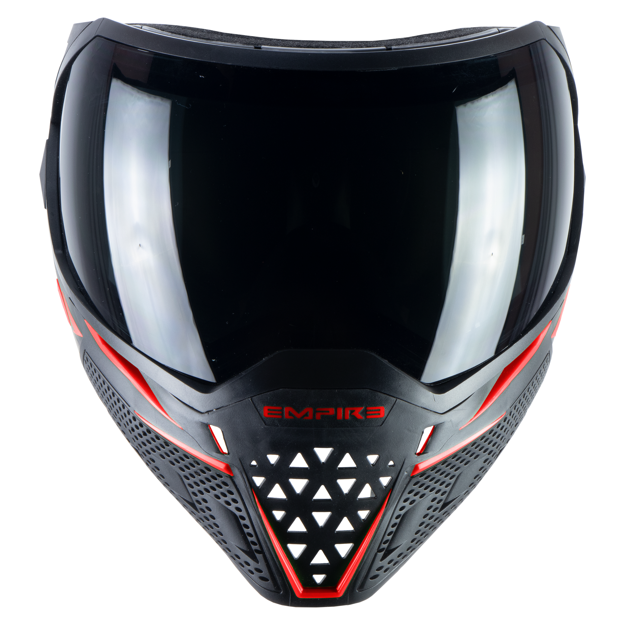 Empire EVS Paintball Mask - Black/Red (Thermal Smoke & Clear Lens)