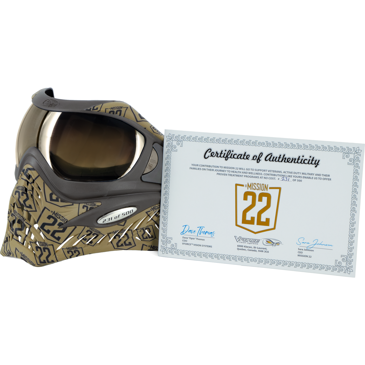 V-Force Grill Paintball Mask - LE Mission 22