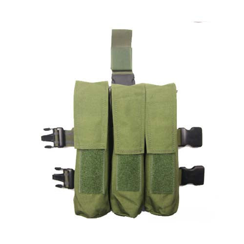 OLIVE DRAB Triple Pod Leg Pouch