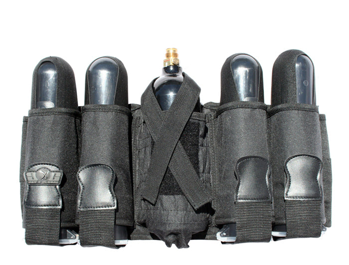 Gen X Global 4+1 Vertical Paintball Harness - Black