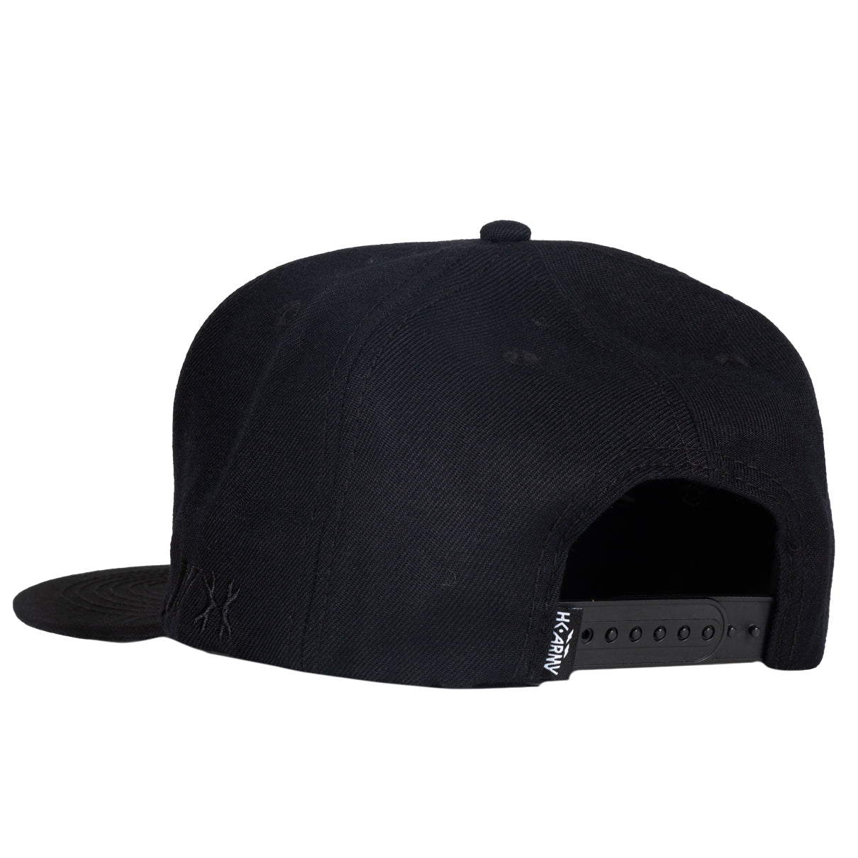 HK Army Assault Snapback Hat - Black