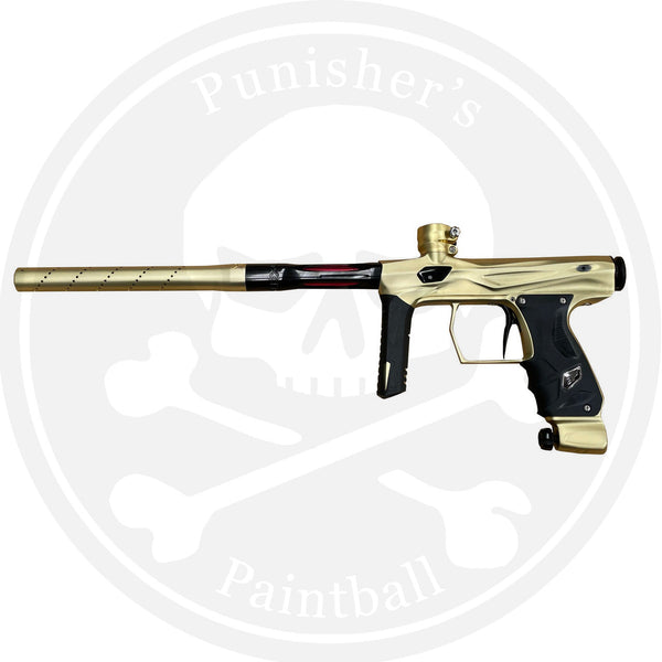 SP Shocker AMP Paintball Gun Gold / Polished Black Punishers Paintball