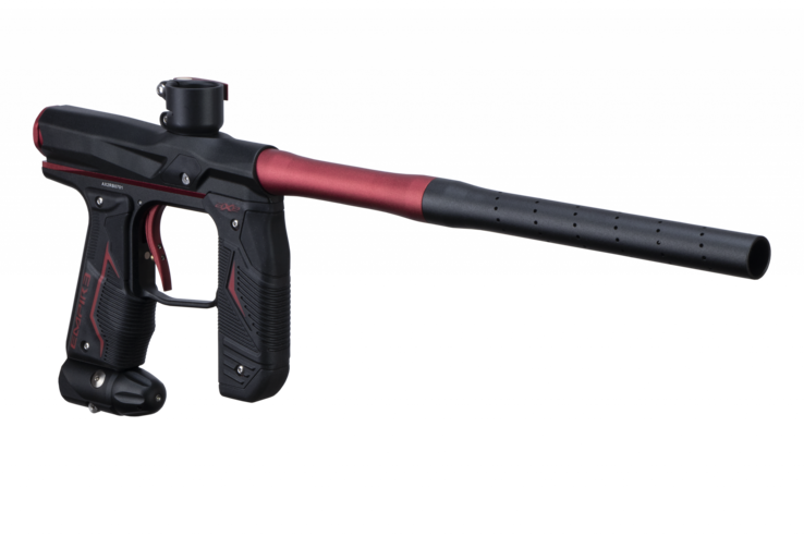 Empire Axe 2.0 Paintball Gun - Dust Black/Dust Red