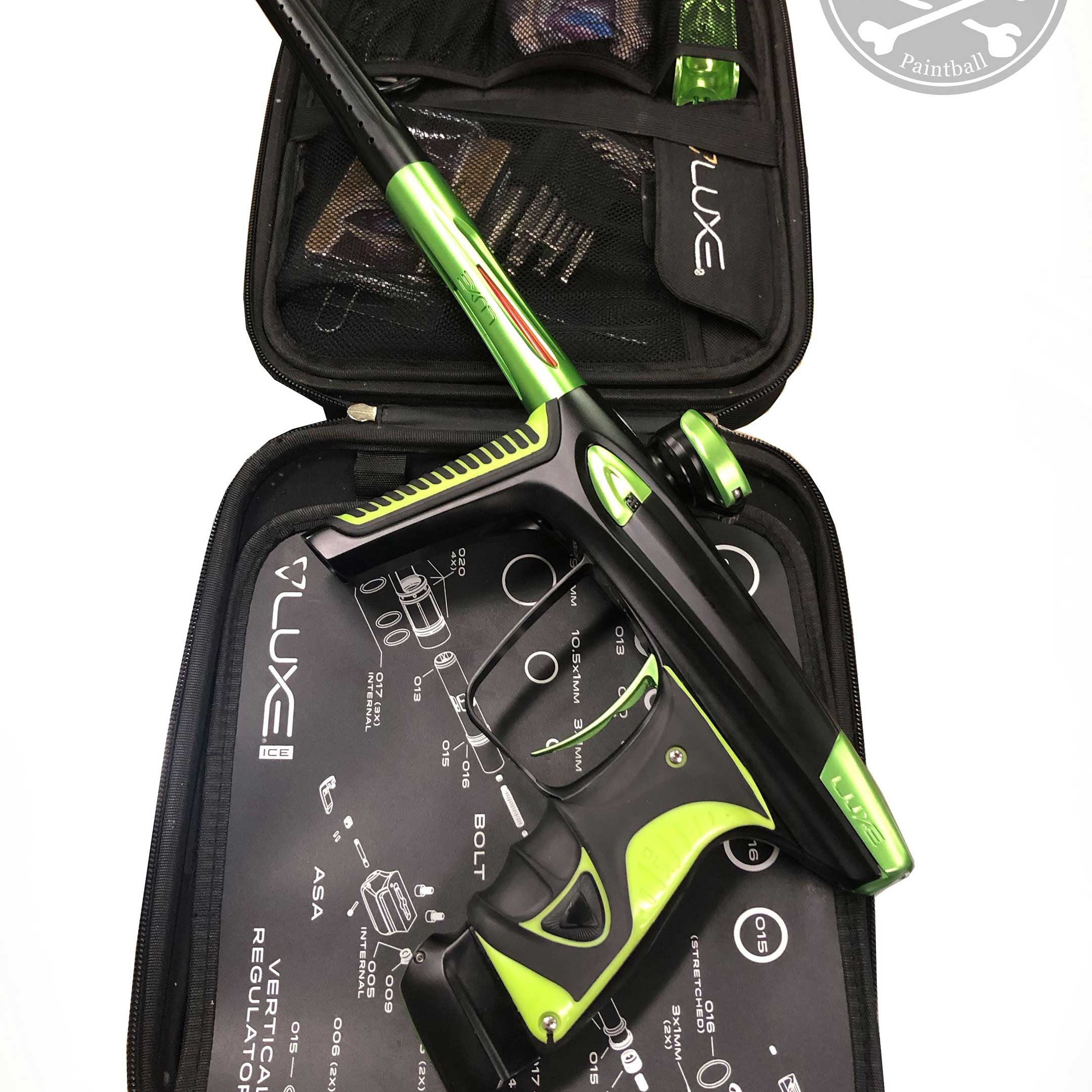 Used DLX Luxe Ice - Dust Black/Gloss Lime