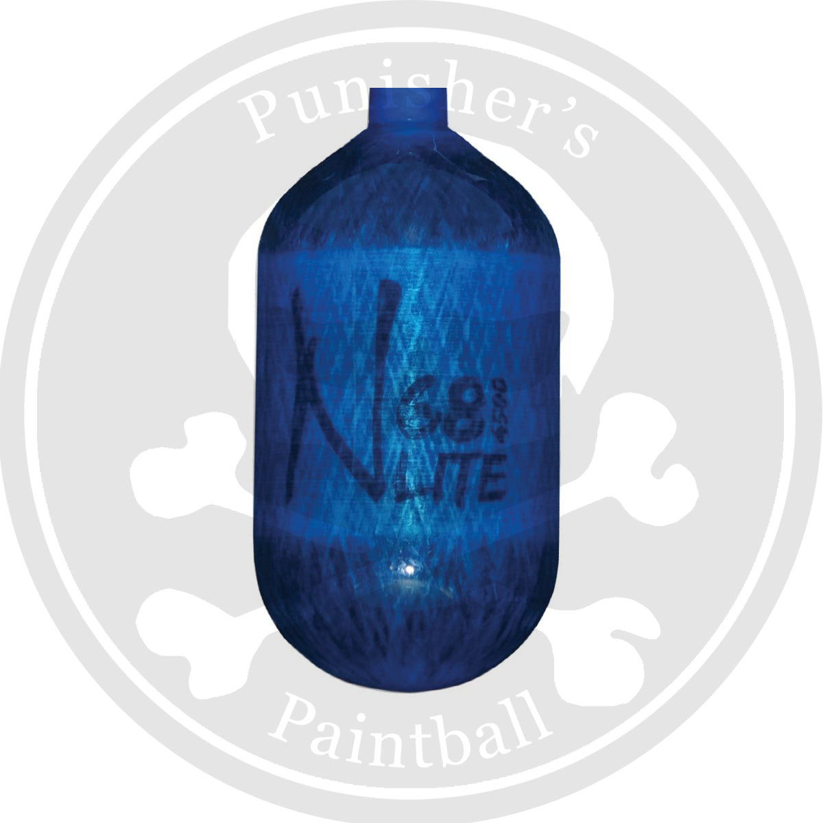 Ninja Carbon Fiber Lite 68/4500 Paintball Tank - Blue - BOTTLE ONLY