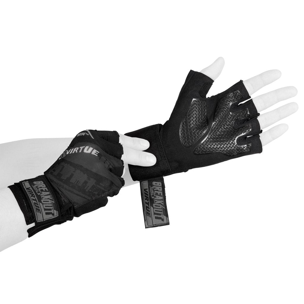 Virtue Mesh Breakout Gloves - Half Finger - Graphic Black